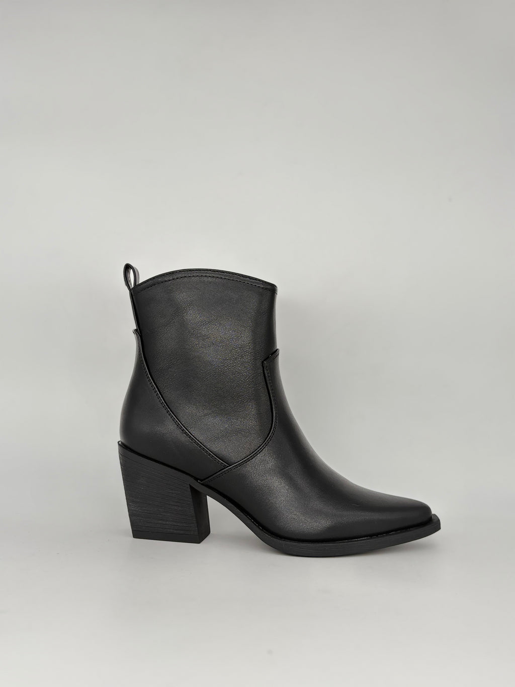 KEYS - camperos pelle nero- Donna