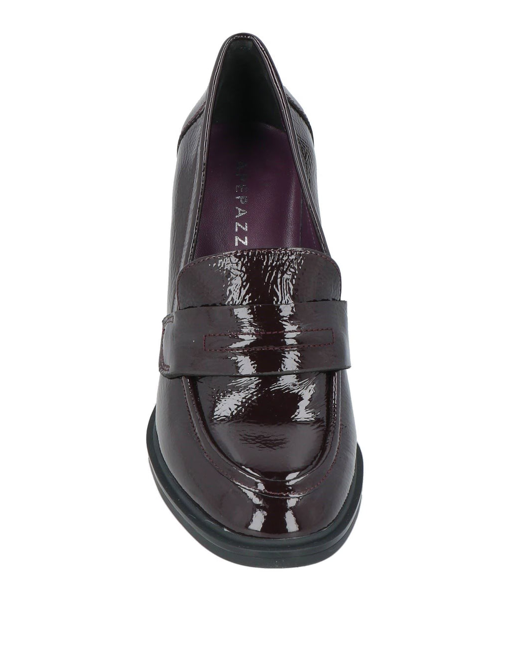 APE PAZZA-Mocassino donna bordeaux con tacco