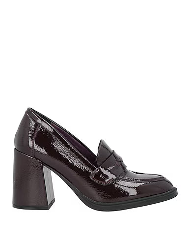 APE PAZZA-Mocassino donna bordeaux con tacco