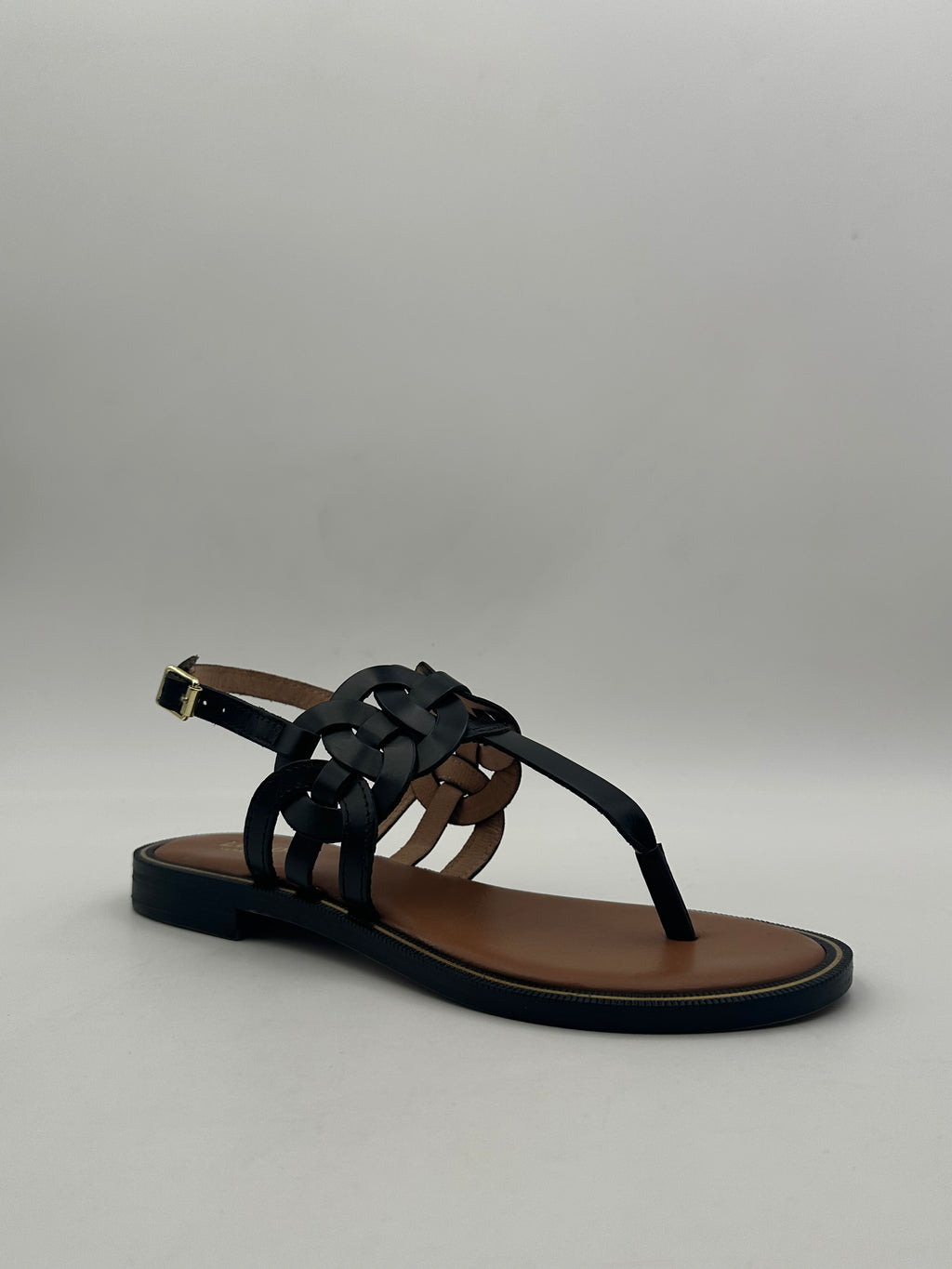 LEJADE - Sandalo Vitello NERO - ART-3391