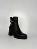 KEYS - STIVALE in Pelle nero- Donna