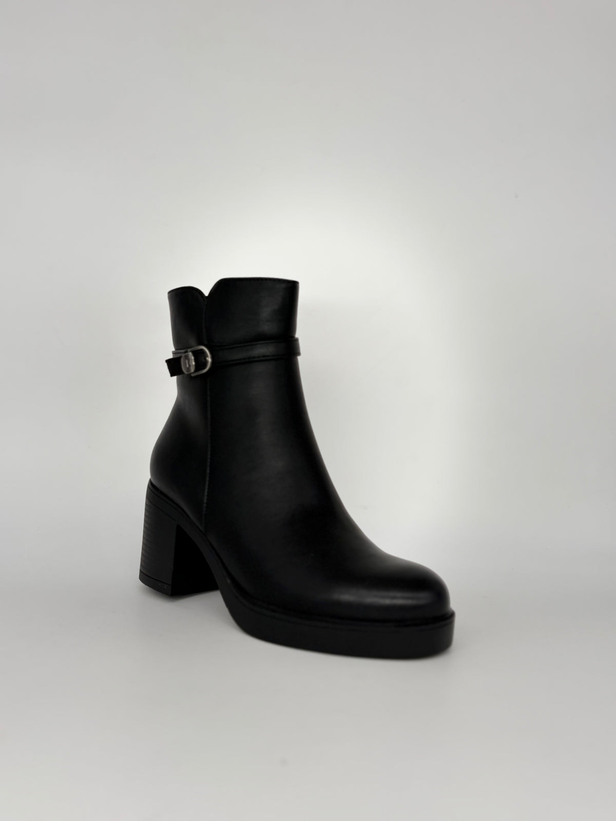KEYS - STIVALE in Pelle nero- Donna