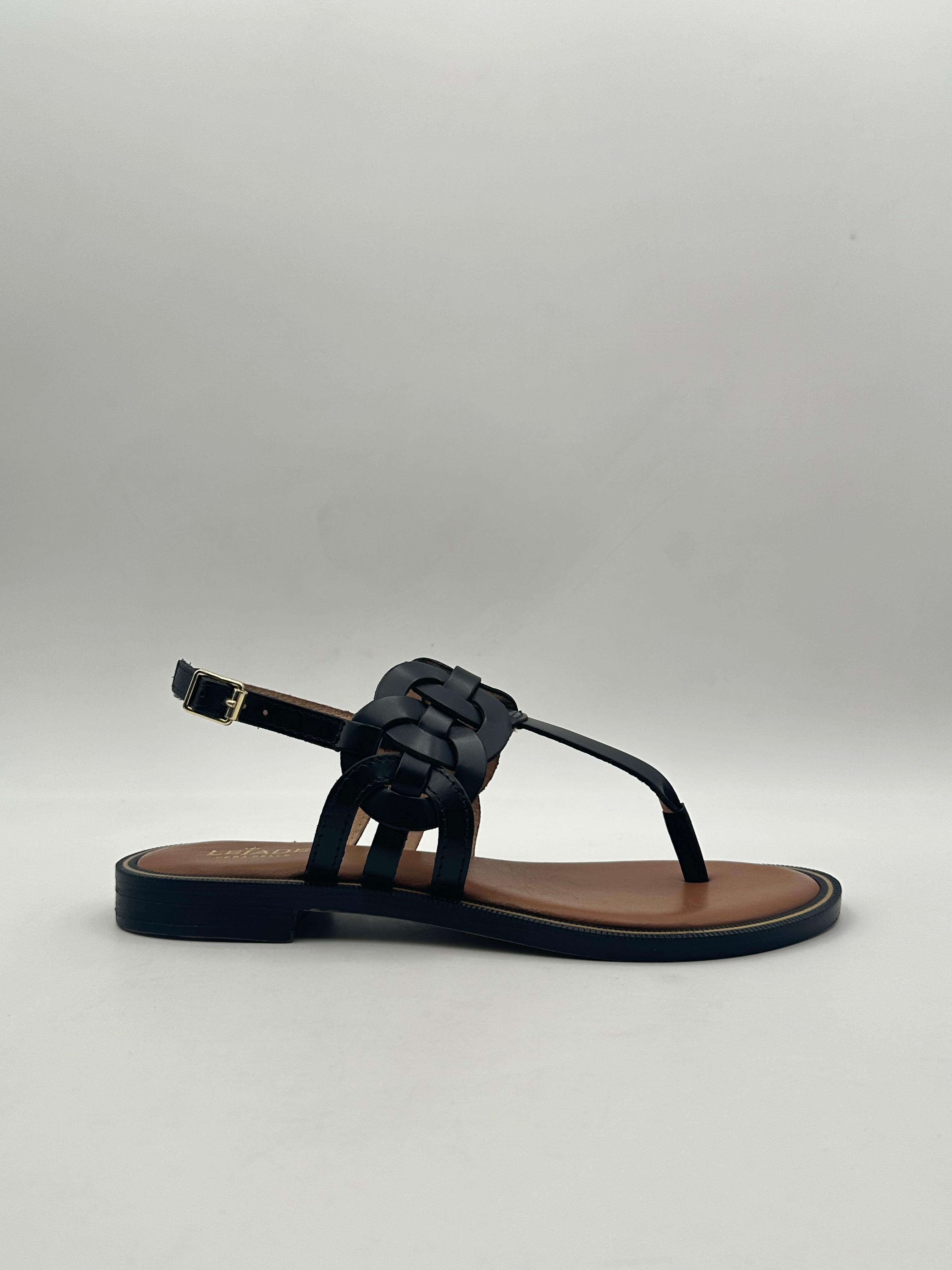 LEJADE - Sandalo Vitello NERO - ART-3391