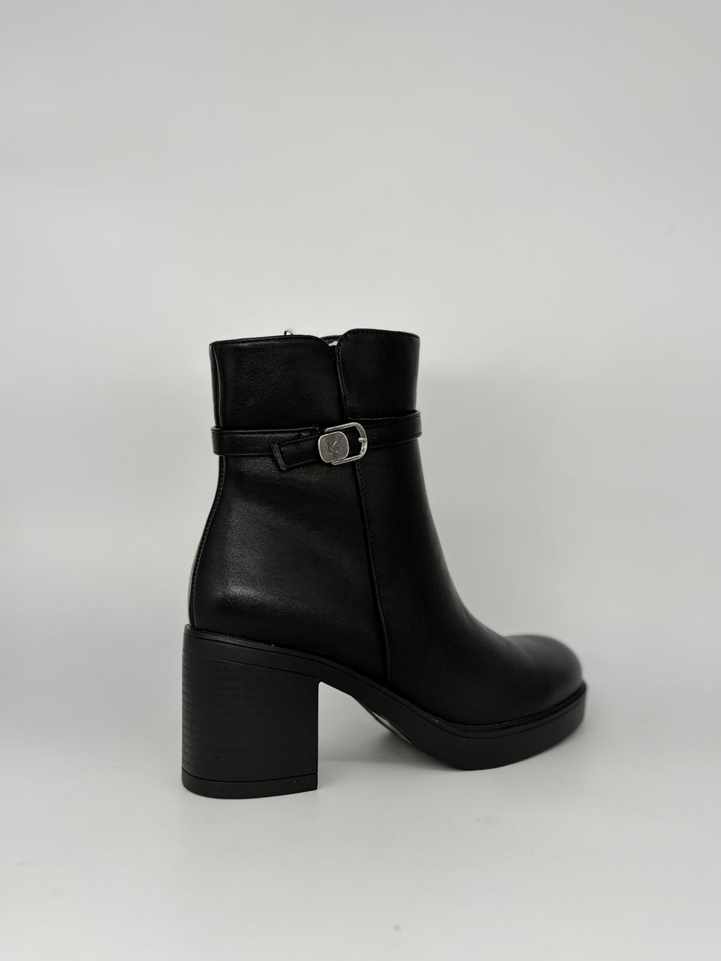 KEYS - STIVALE in Pelle nero- Donna