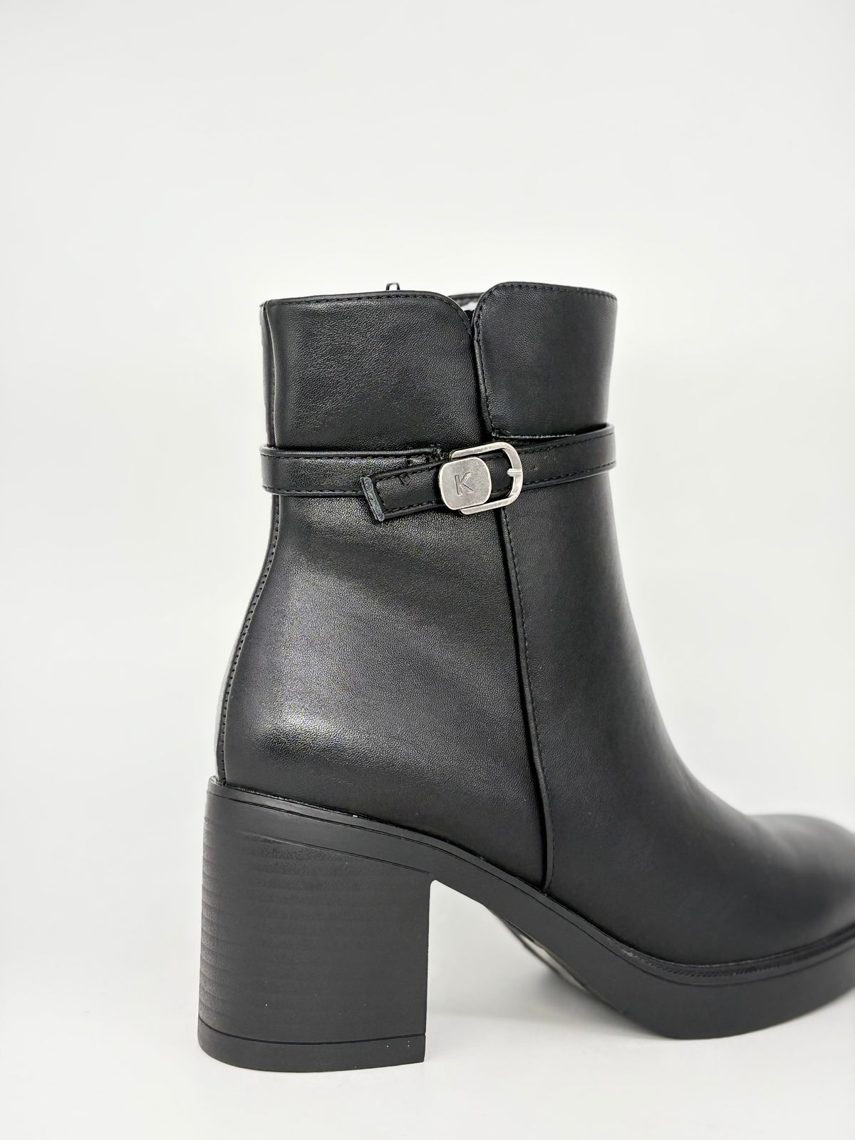 KEYS - STIVALE in Pelle nero- Donna