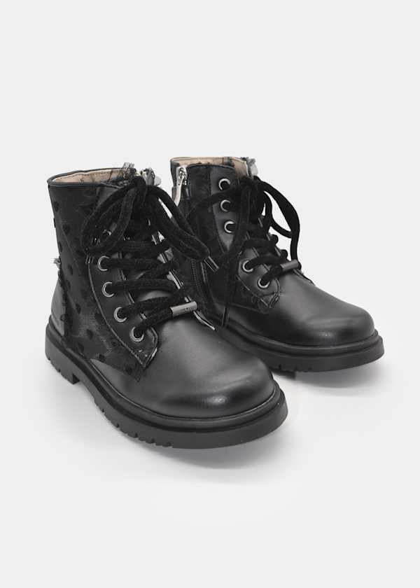 MAYORAL - Stivaletto Ricamo Cuori | Bambina
