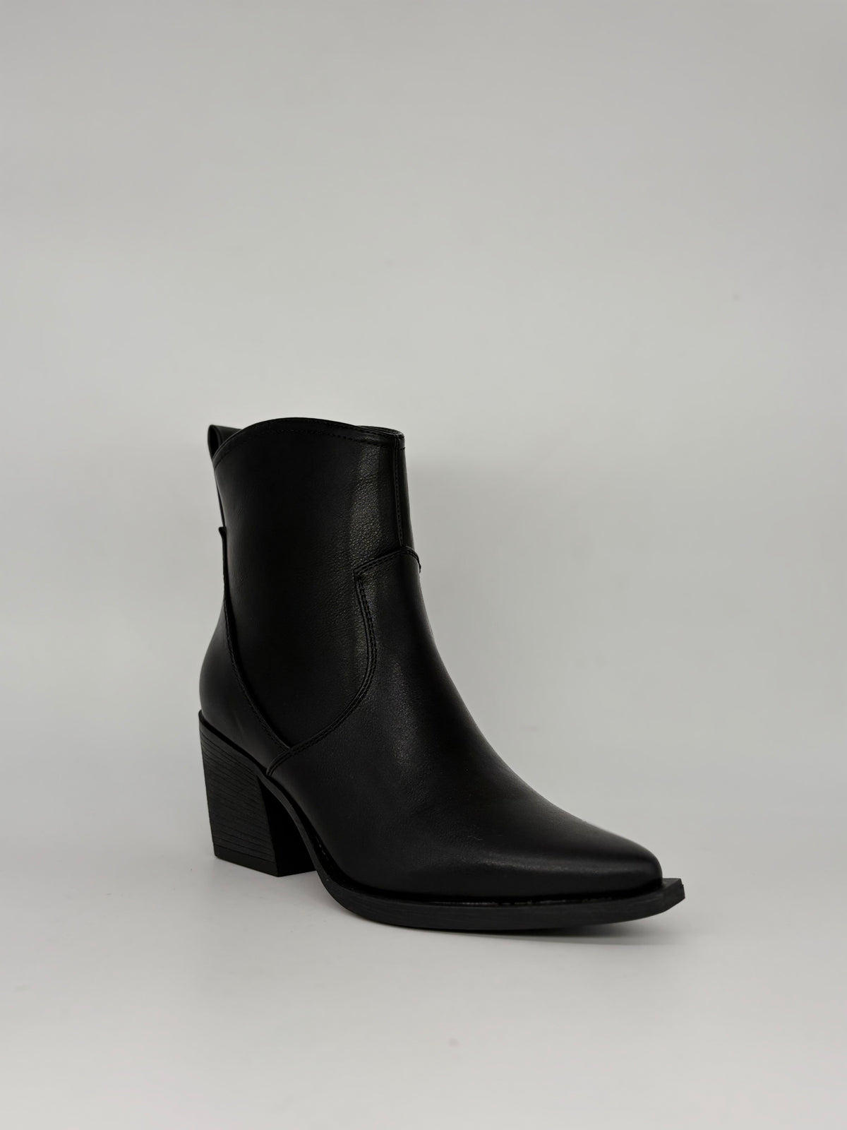 KEYS - camperos pelle nero- Donna
