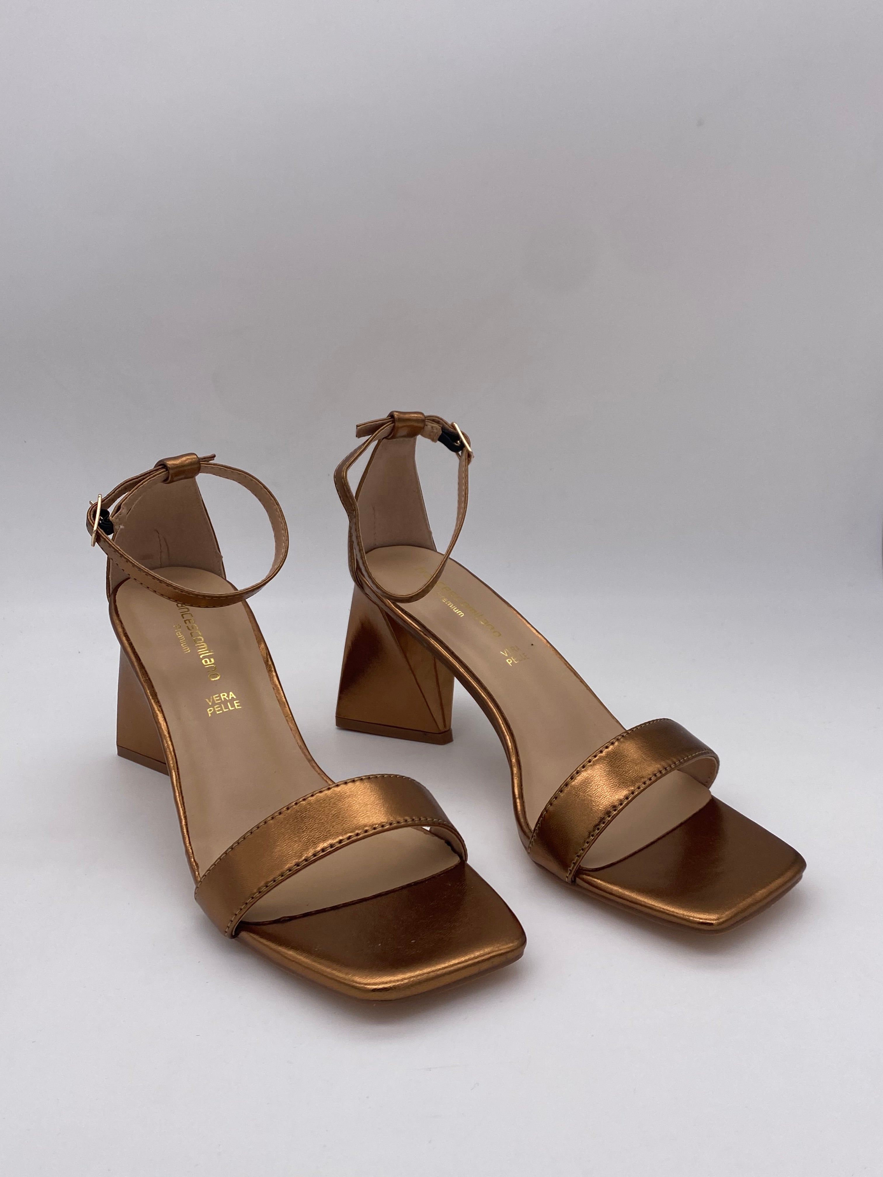 F.MILANO - Sandalo basso Bronzo - Donna