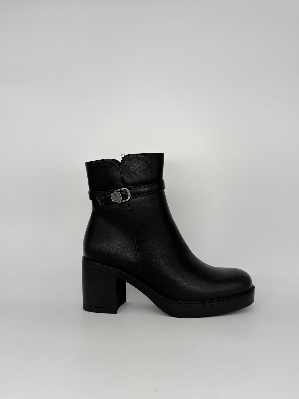 KEYS - STIVALE in Pelle nero- Donna