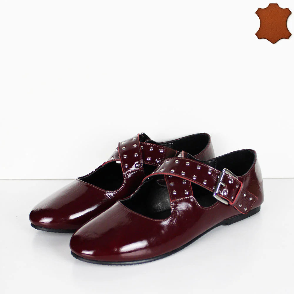 PARROTTO BALLERINE EM-8959 BORDEAUX E NERO
