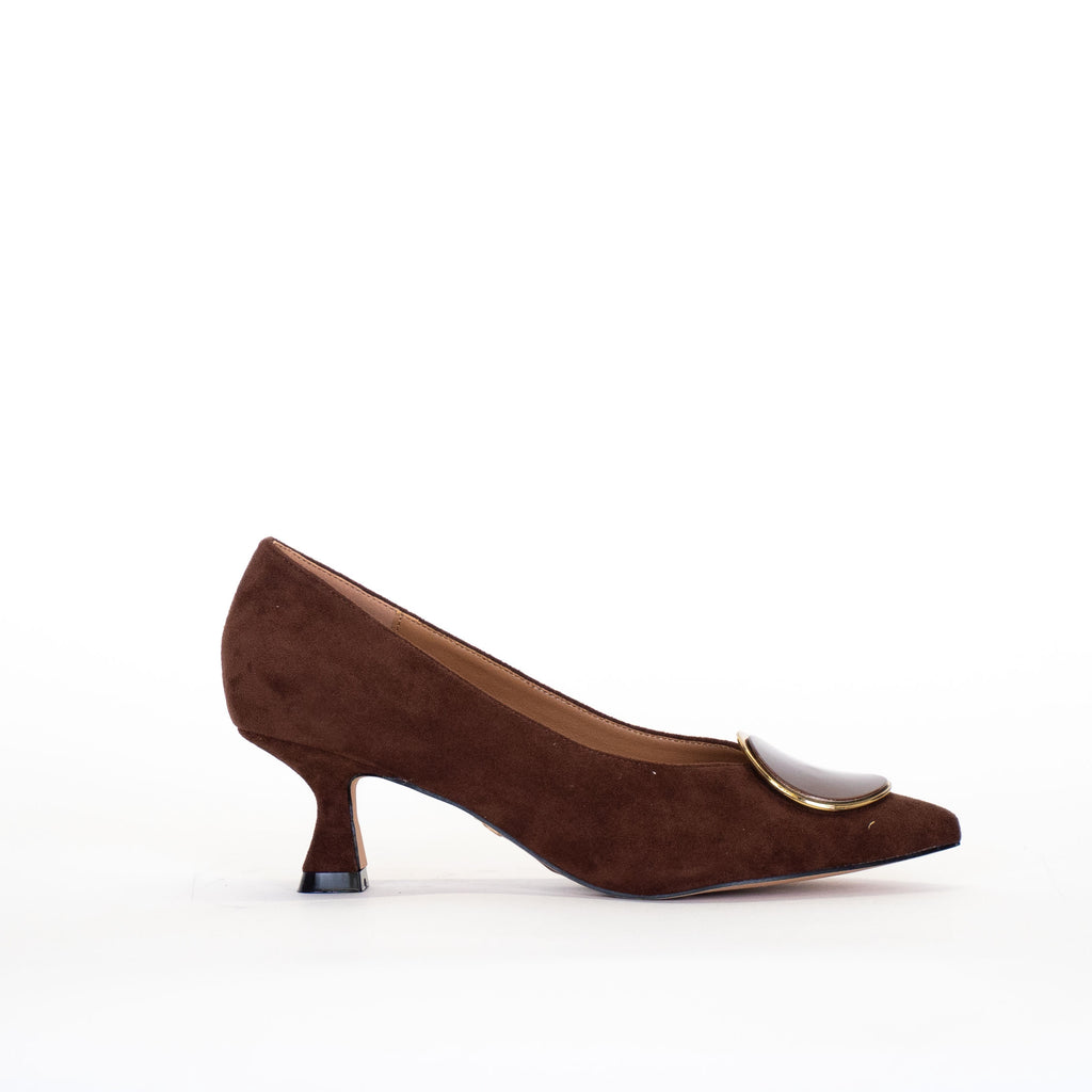 Gold & Gold - Tacco con fibbia Marrone/Taupe