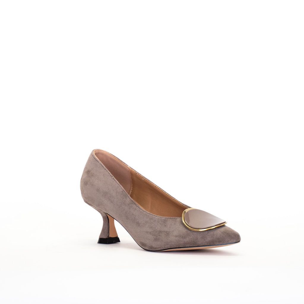 Gold & Gold - Tacco con fibbia Marrone/Taupe