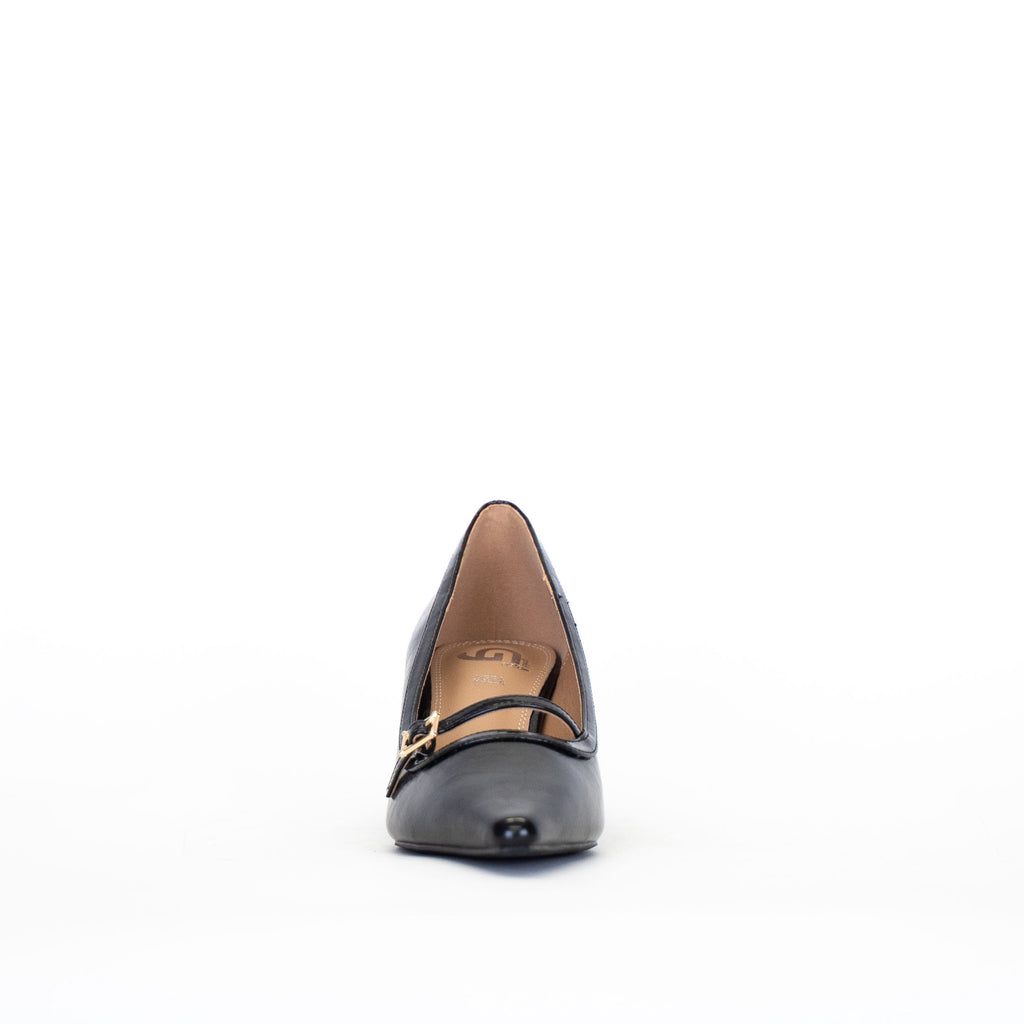 Gold & Gold - Tacco con fibbia Nero/Bordeaux