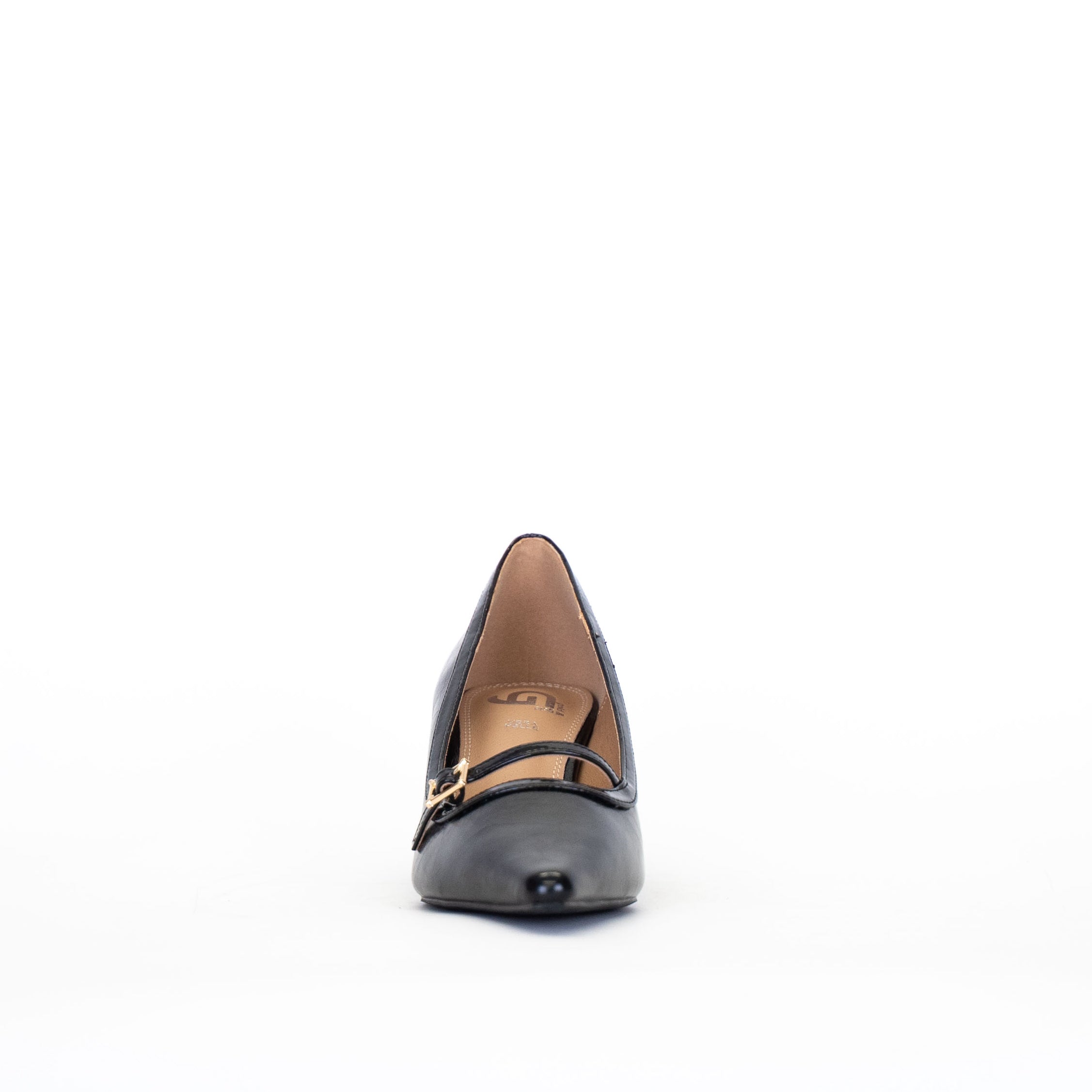 Gold & Gold - Tacco con fibbia Nero/Bordeaux
