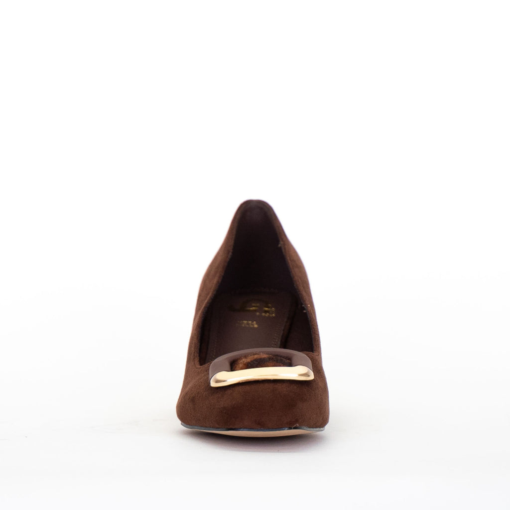 Gold & Gold -Tacco animalier Nero/Marrone