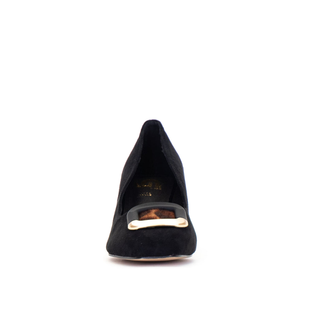Gold & Gold -Tacco animalier Nero/Marrone