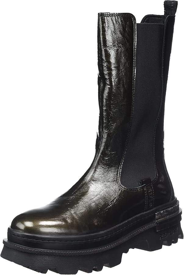 REPLAY-Laser Chelsea,stivali donna dark grey
