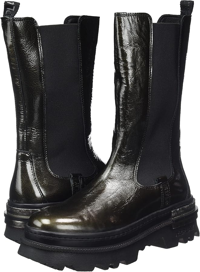 REPLAY-Laser Chelsea,stivali donna dark grey