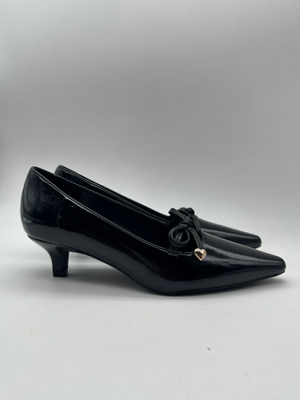 Gold & Gold - Tacco con fiocco Nero/Bordeaux