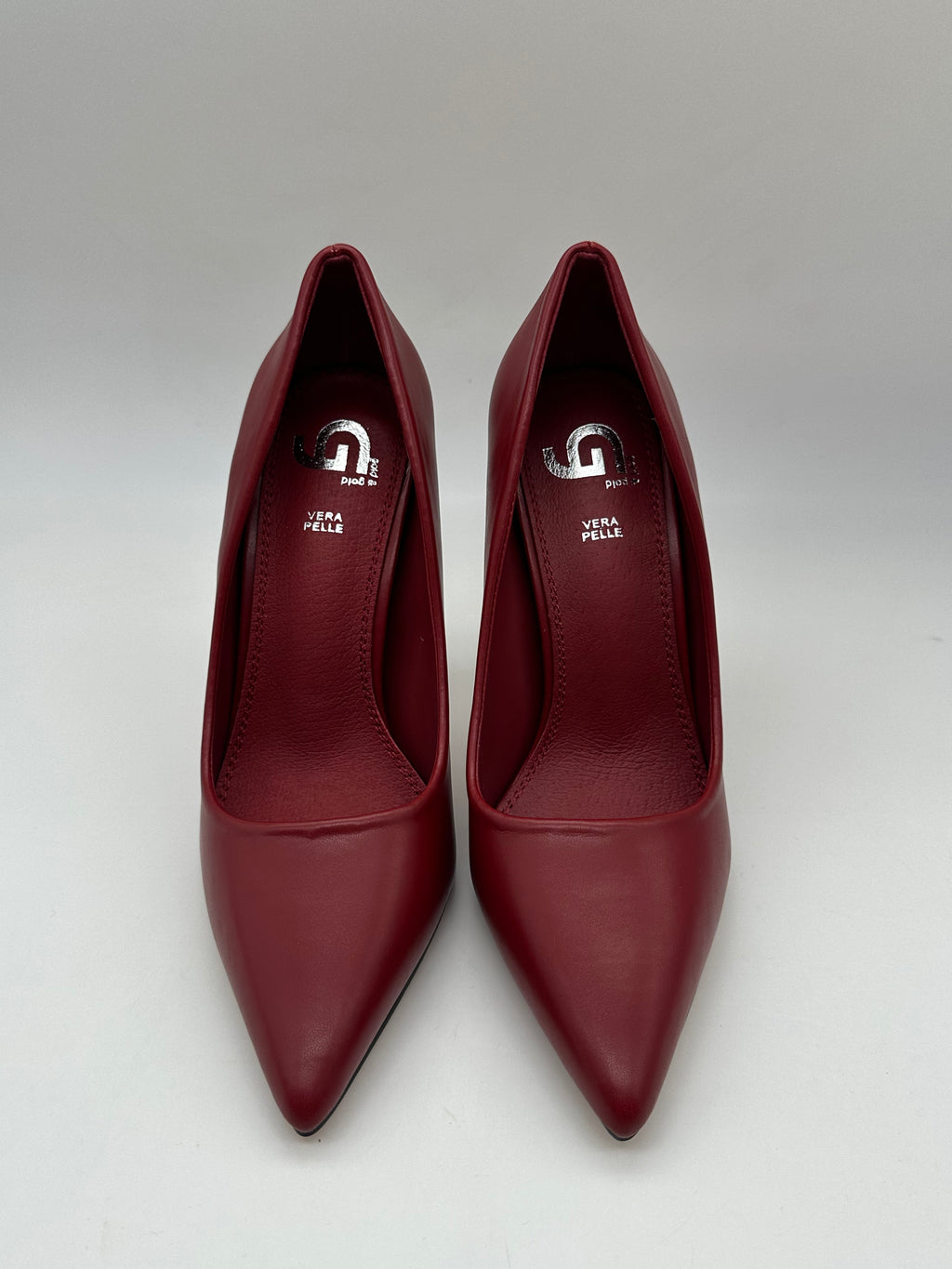 Gold & Gold - Tacco a stiletto effetto scultura Nero/Rosso