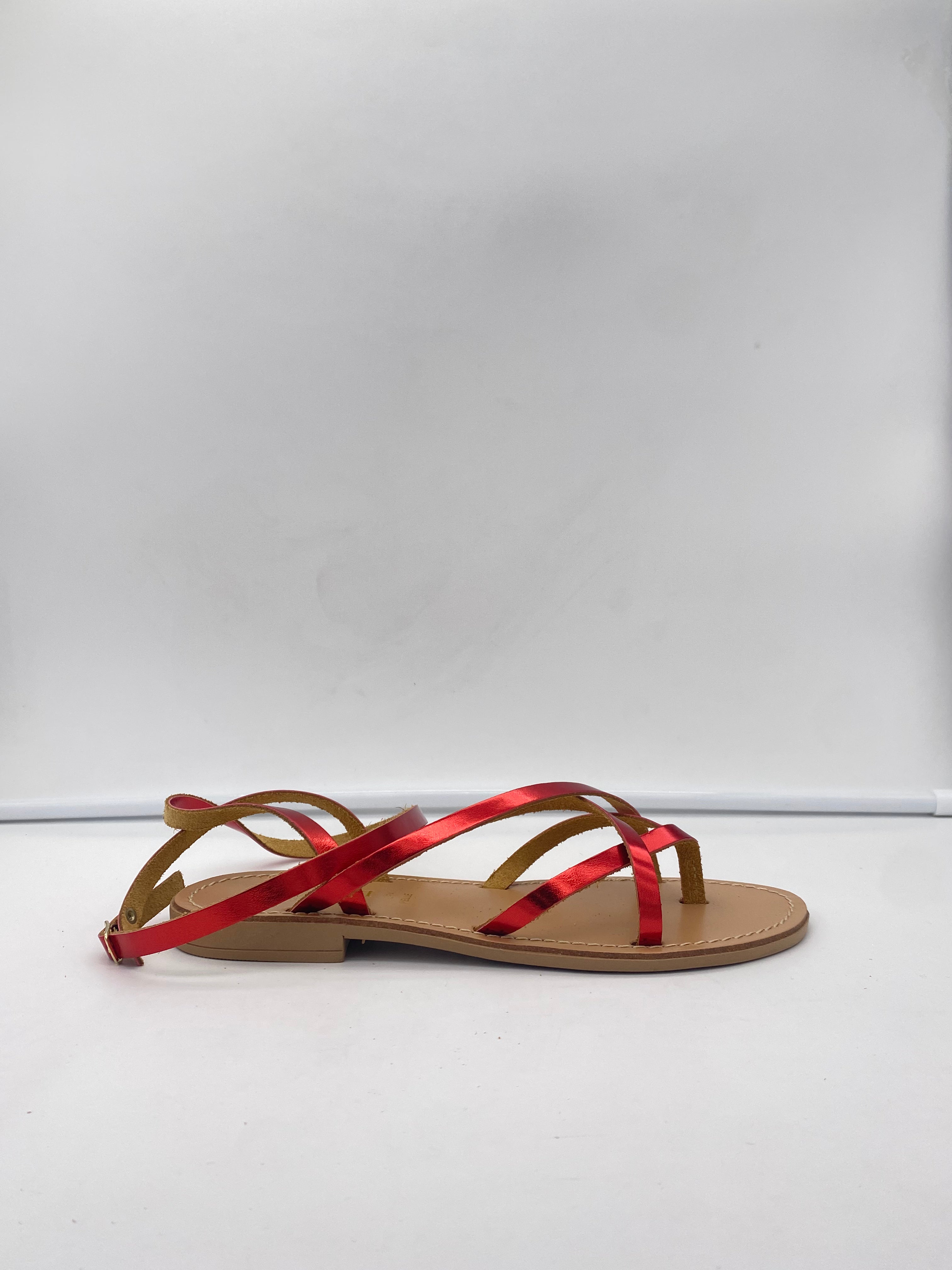 BELLINI - Sandali Laminati in Pelle