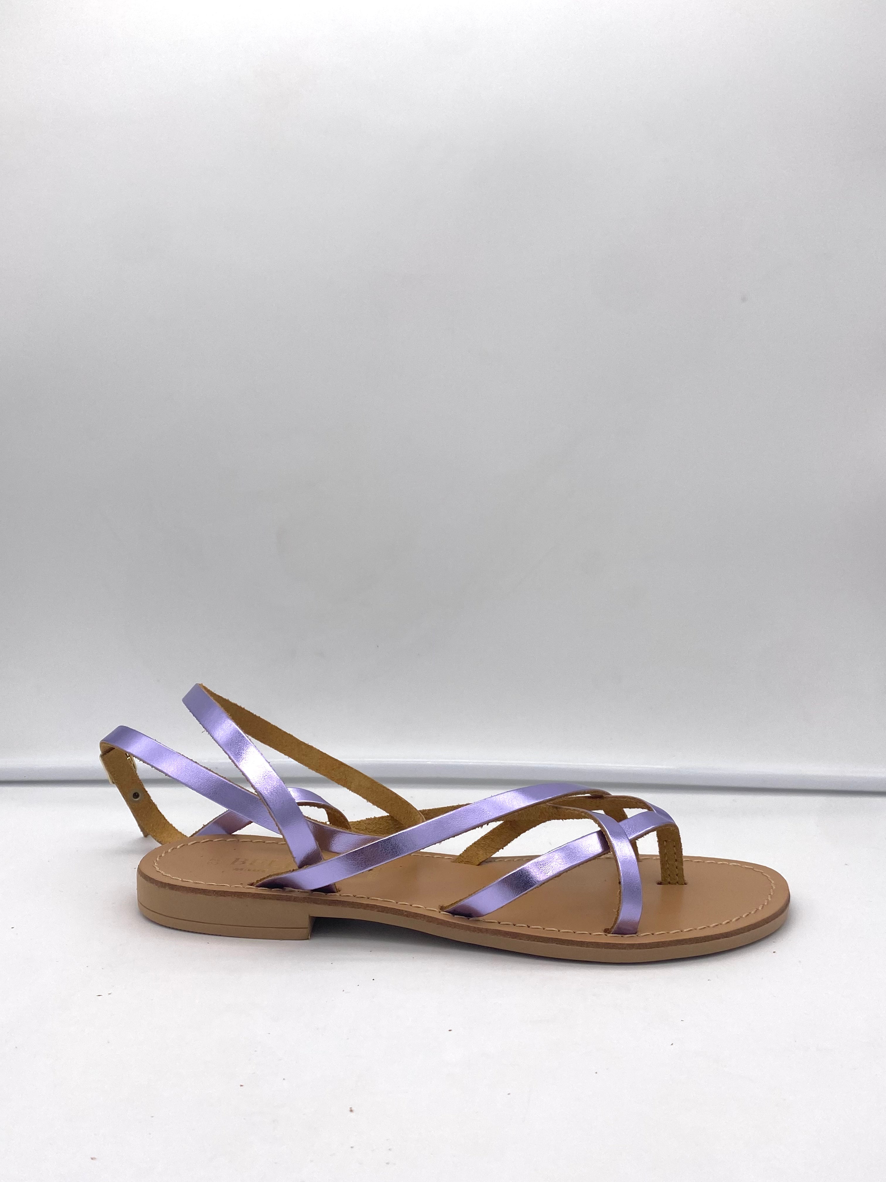 BELLINI - Sandali Laminati in Pelle