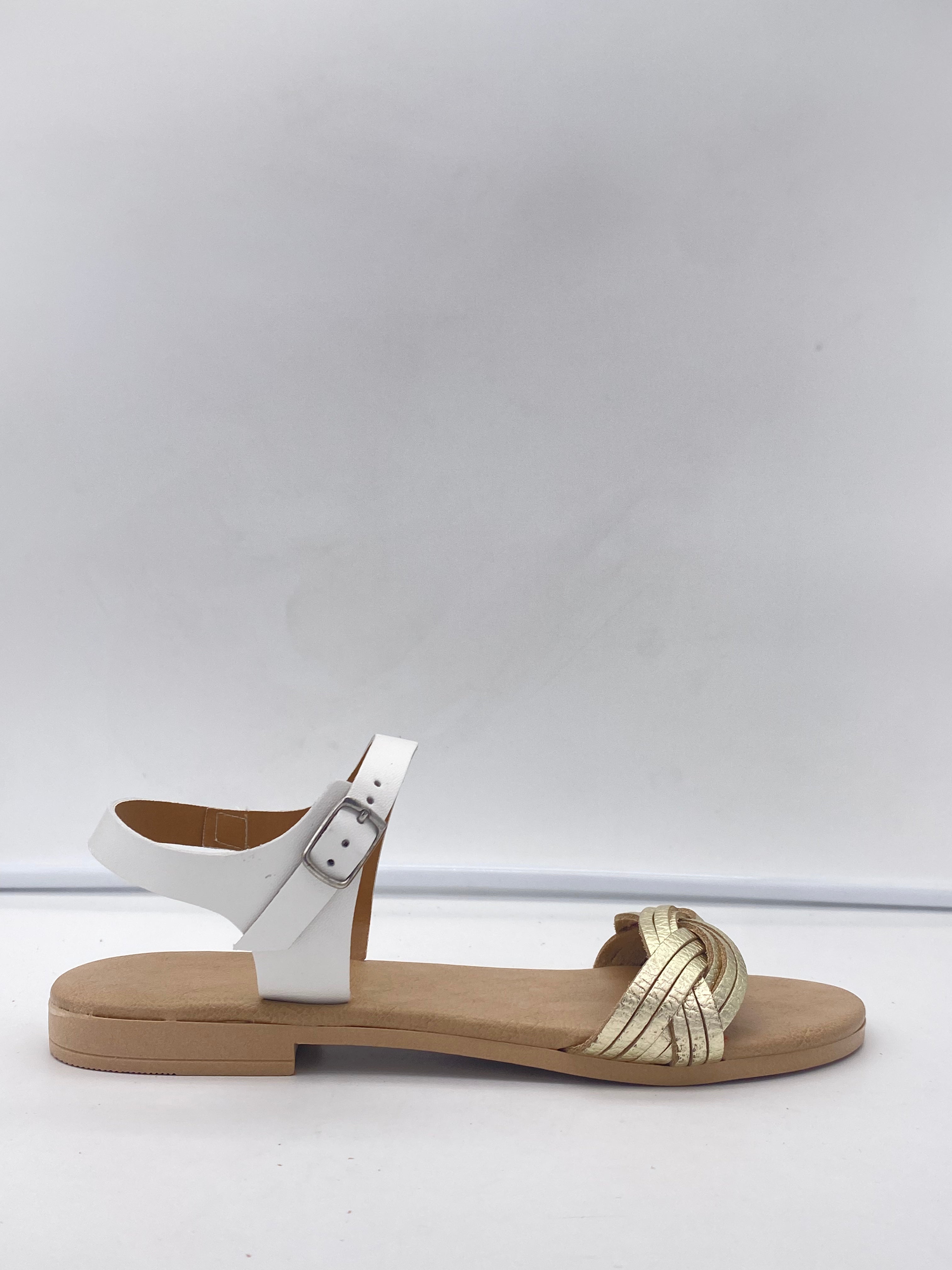 ART. Melissa - Sandali in Pelle B/N - Donna