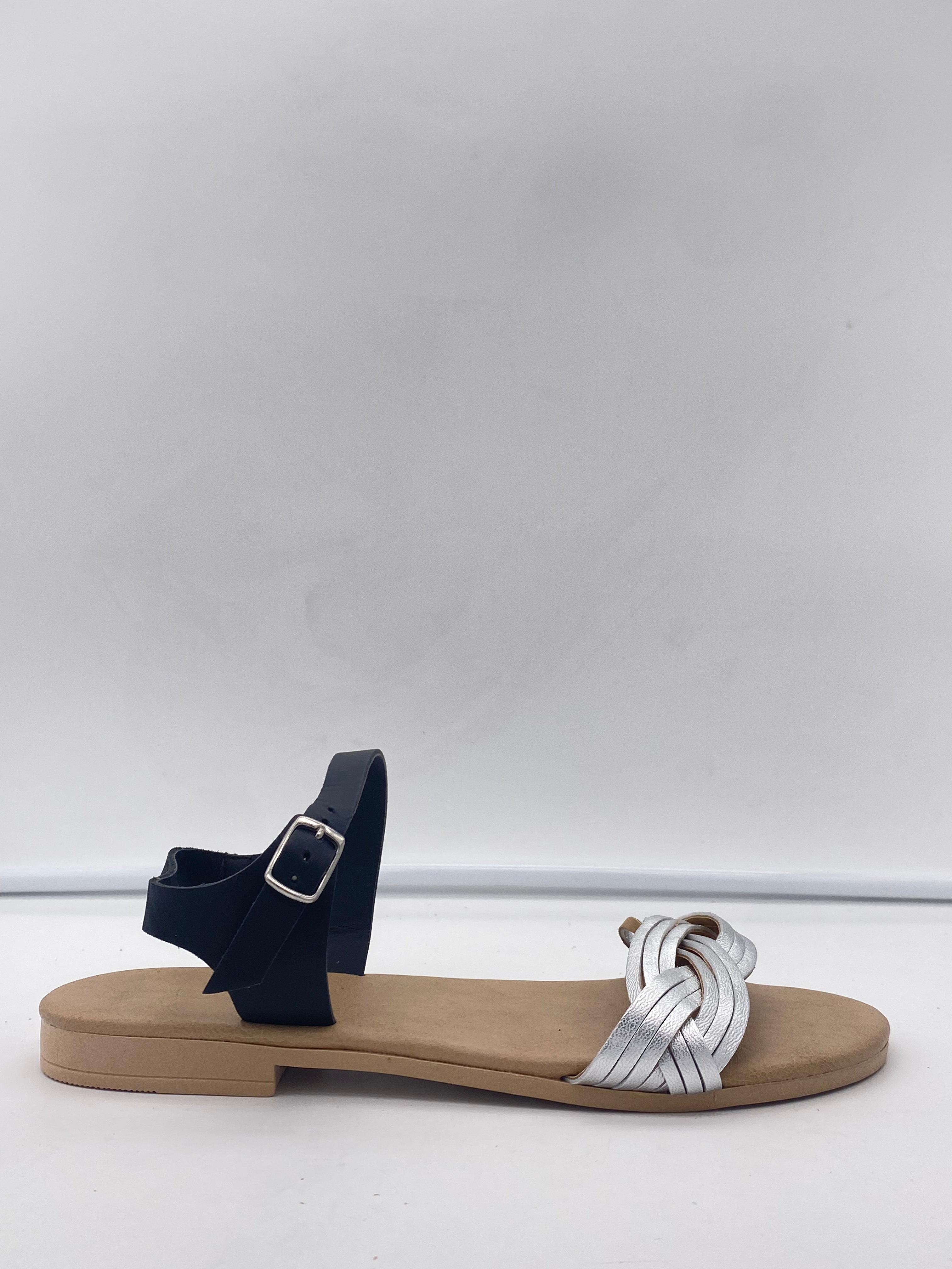 ART. Melissa - Sandali in Pelle B/N - Donna