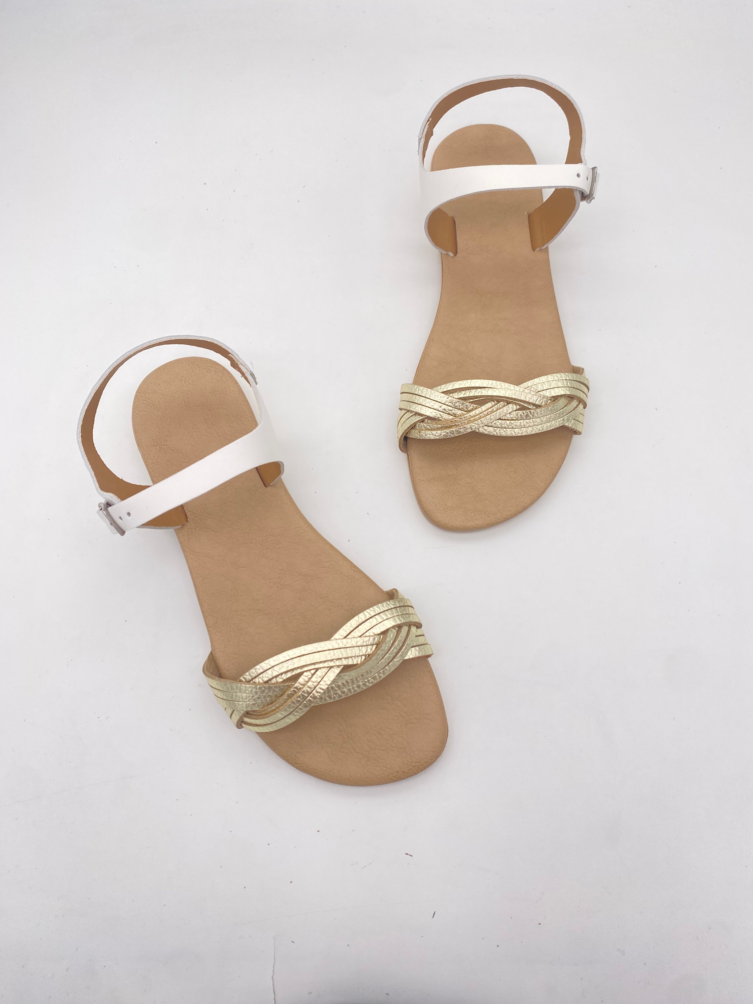 ART. Melissa - Sandali in Pelle B/N - Donna