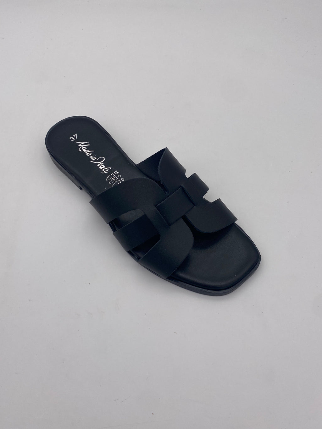 Ciabatte Made in Italy Total Black - Donna