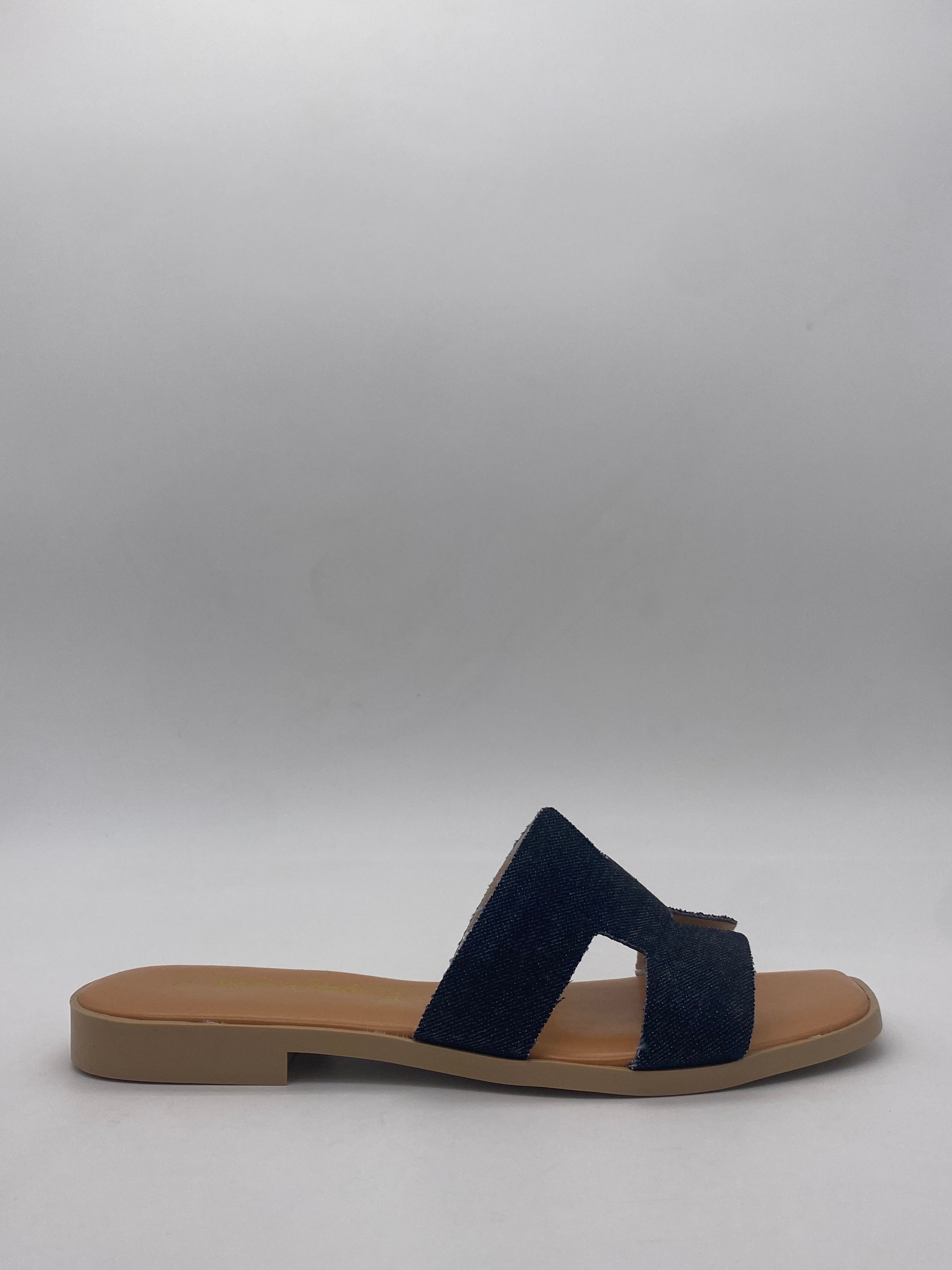 Ciabatte Made in Italy - ART. H Blu Jeans - Donna
