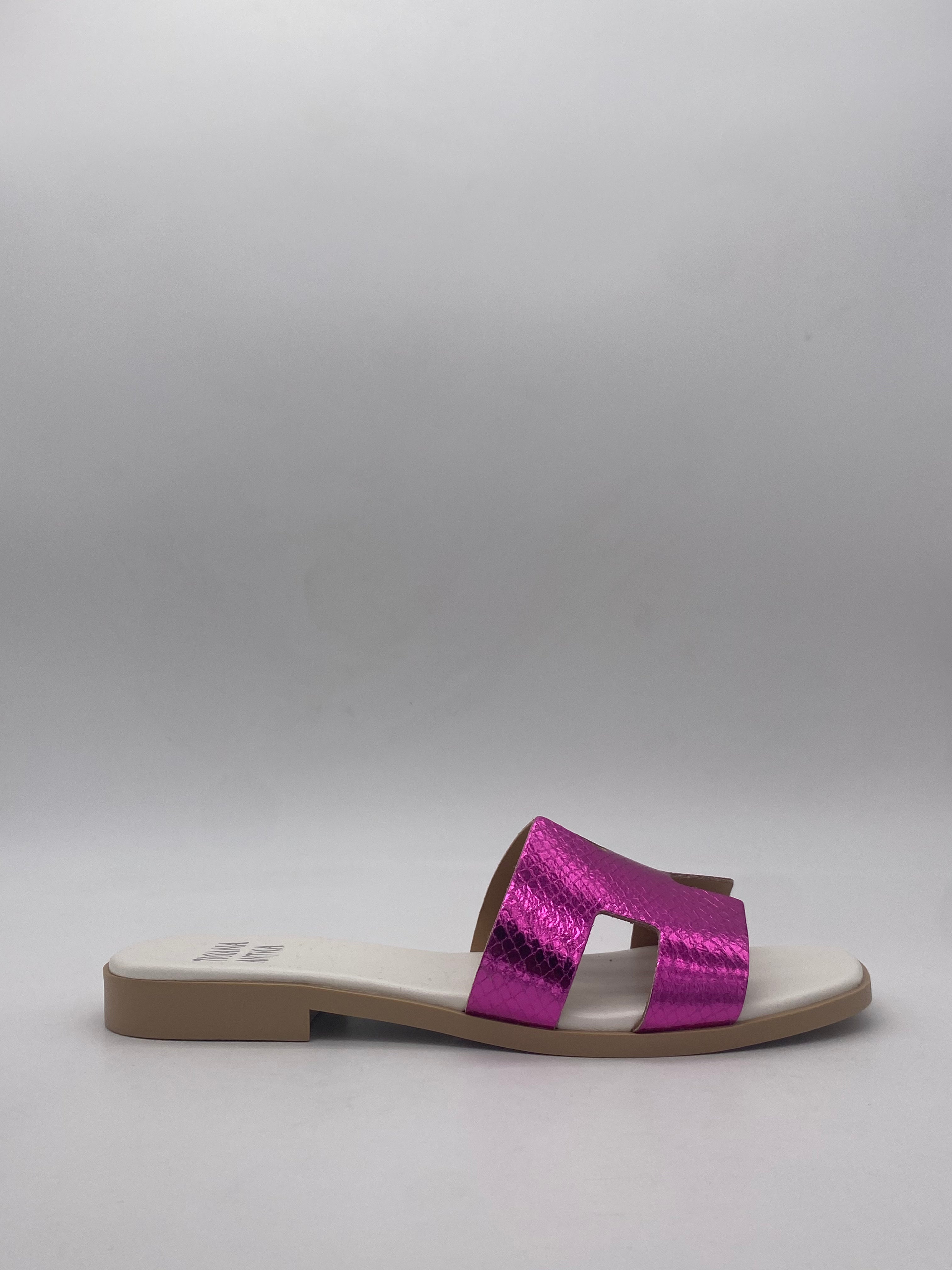TOSCANA ANTICA - Ciabatte Metallic Fucsia - Donna