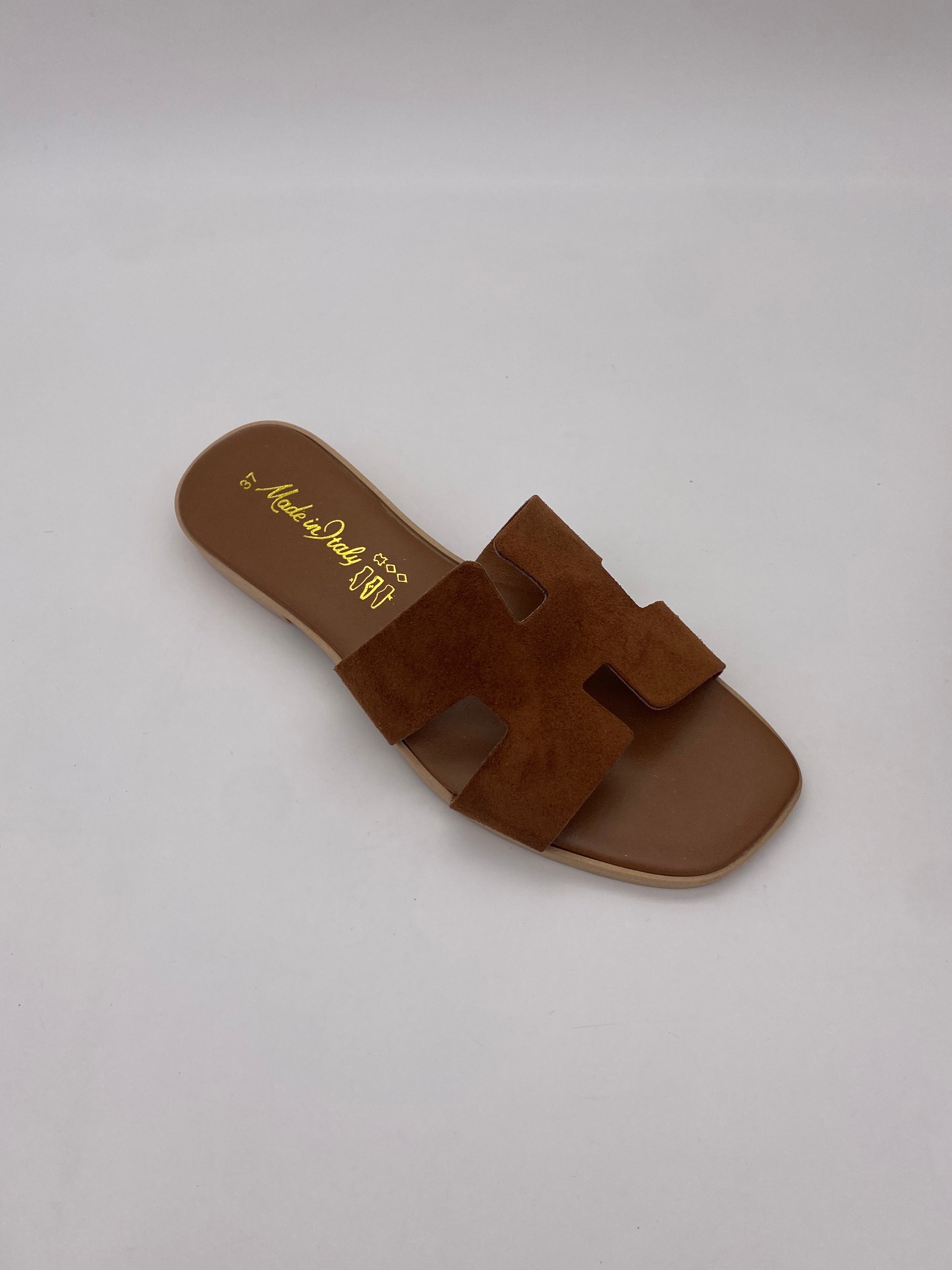 Ciabatte Made in Italy - Cuoio ART. H - Donna