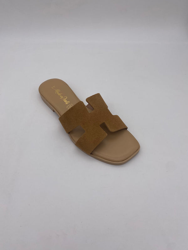 Ciabatte Made in Italy - Cuoio ART. H - Donna
