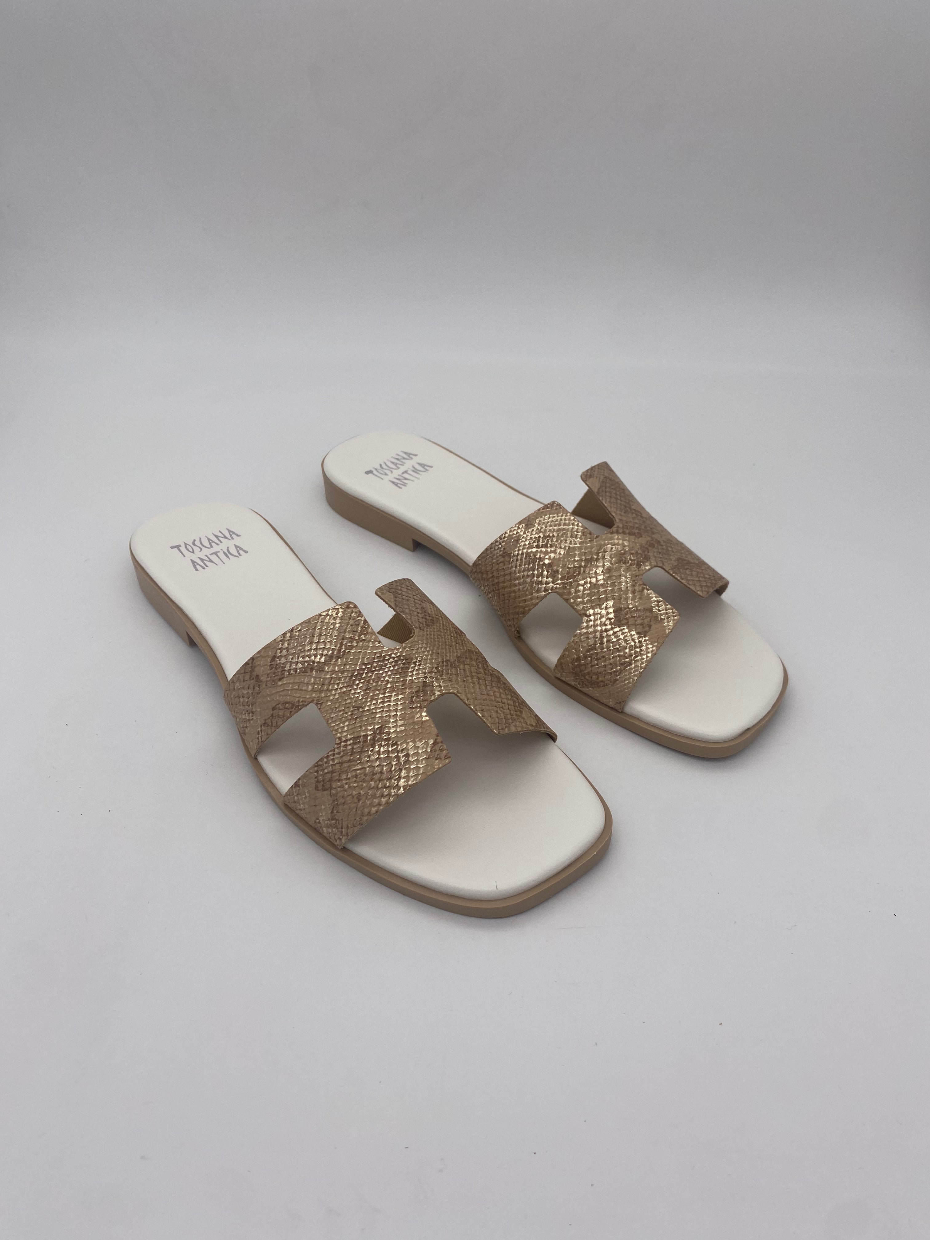 CARVELA - Ciabatte Pitonate Beige - Donna