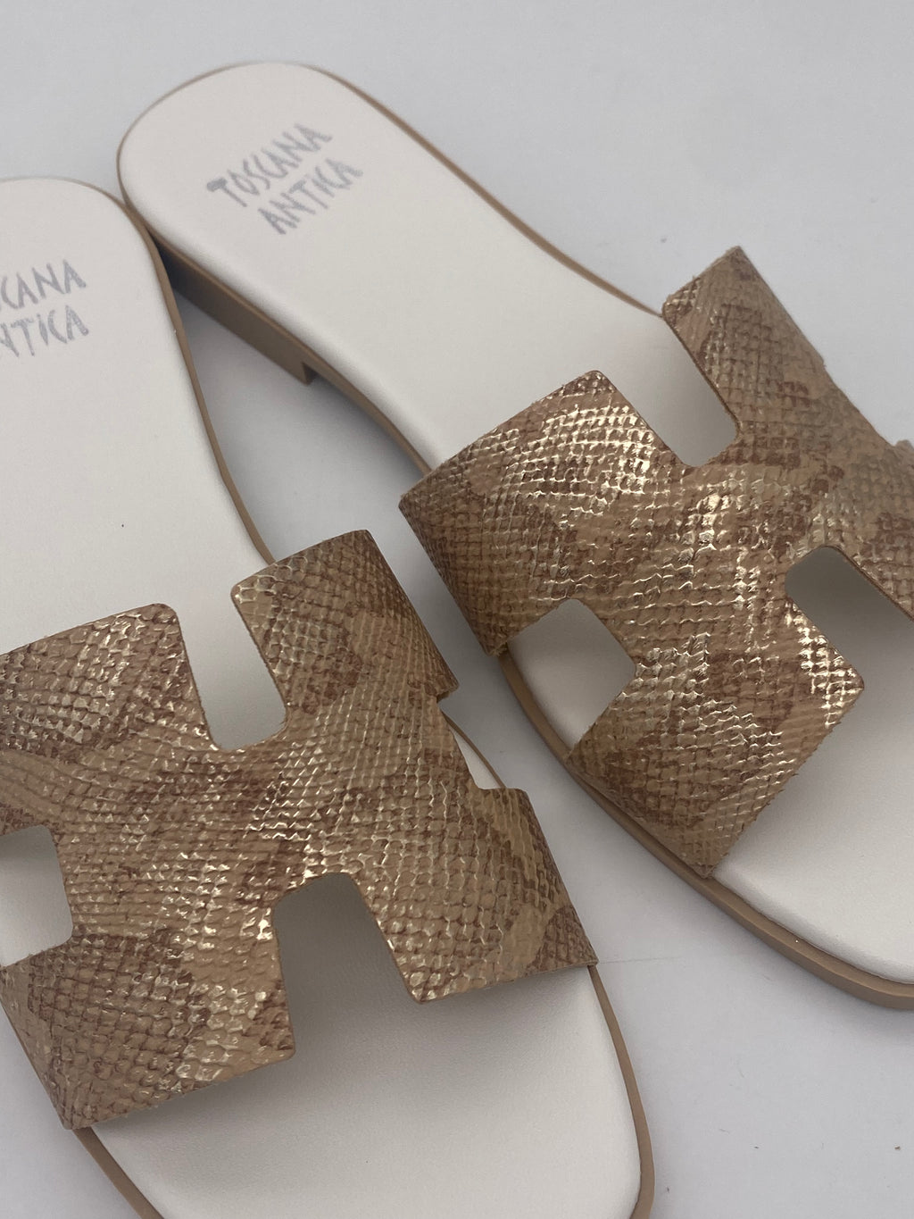 CARVELA - Ciabatte Pitonate Beige - Donna