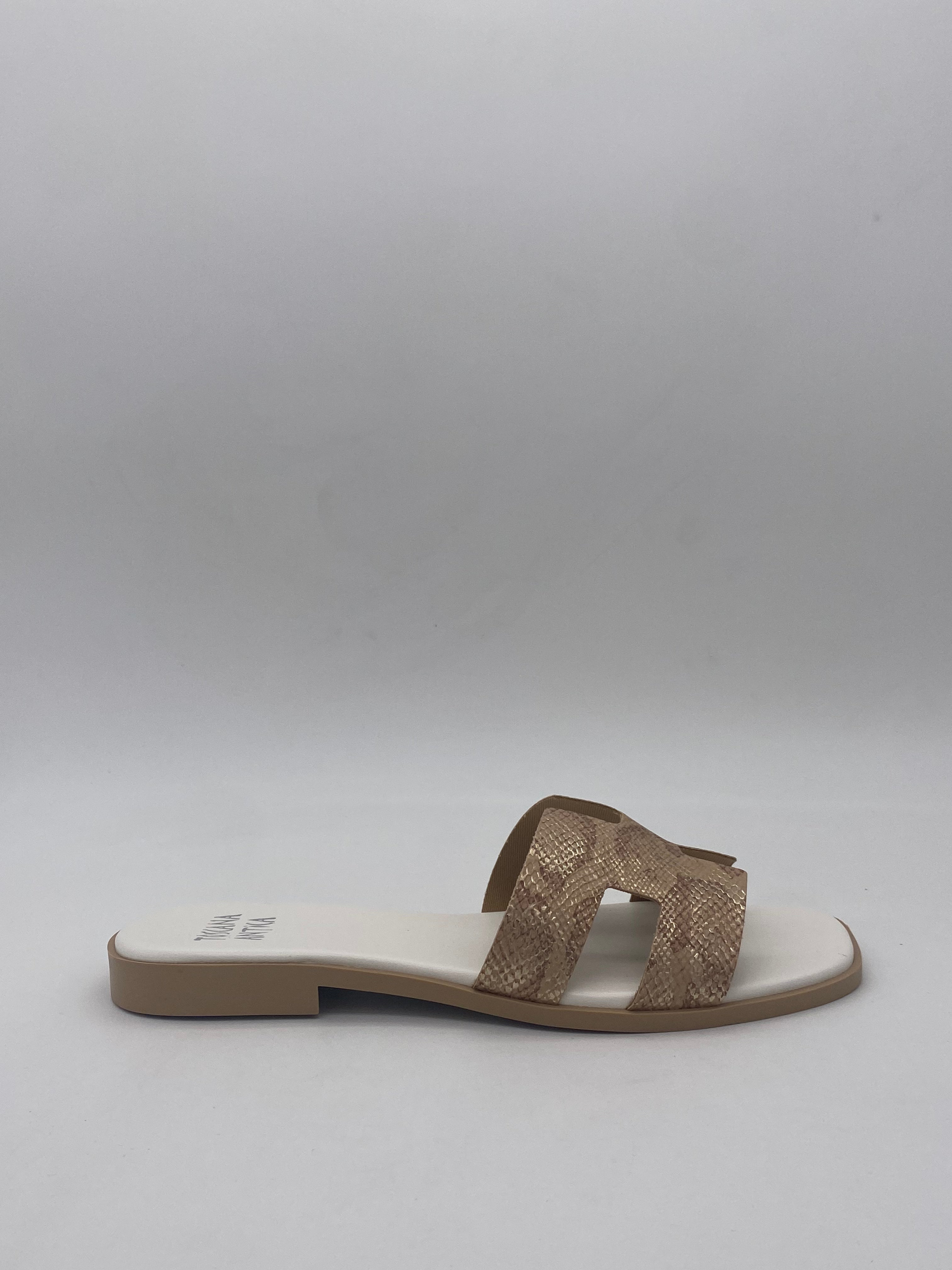 CARVELA - Ciabatte Pitonate Beige - Donna