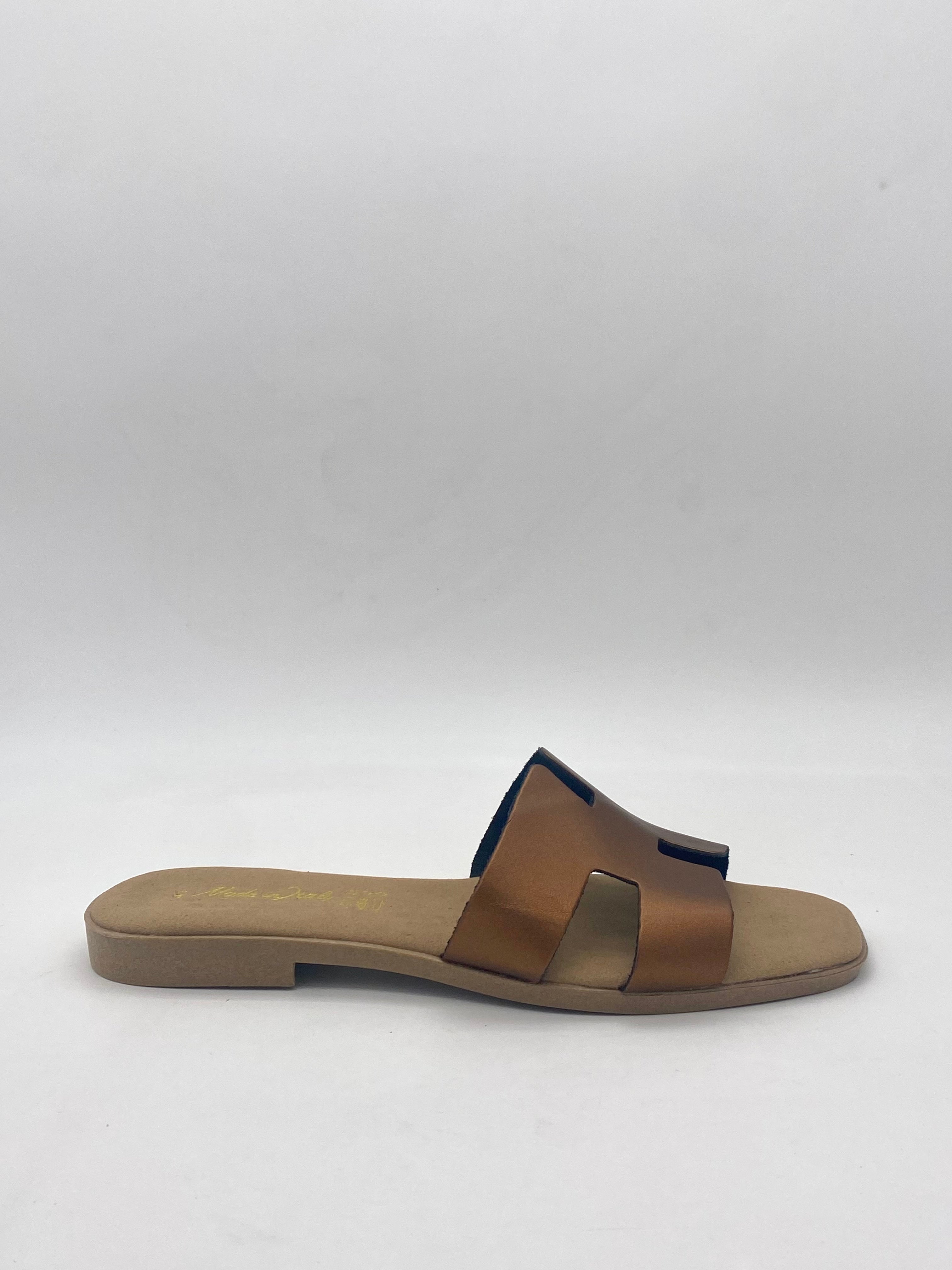 Ciabatte Made in Italy -  Bronzo - Donna