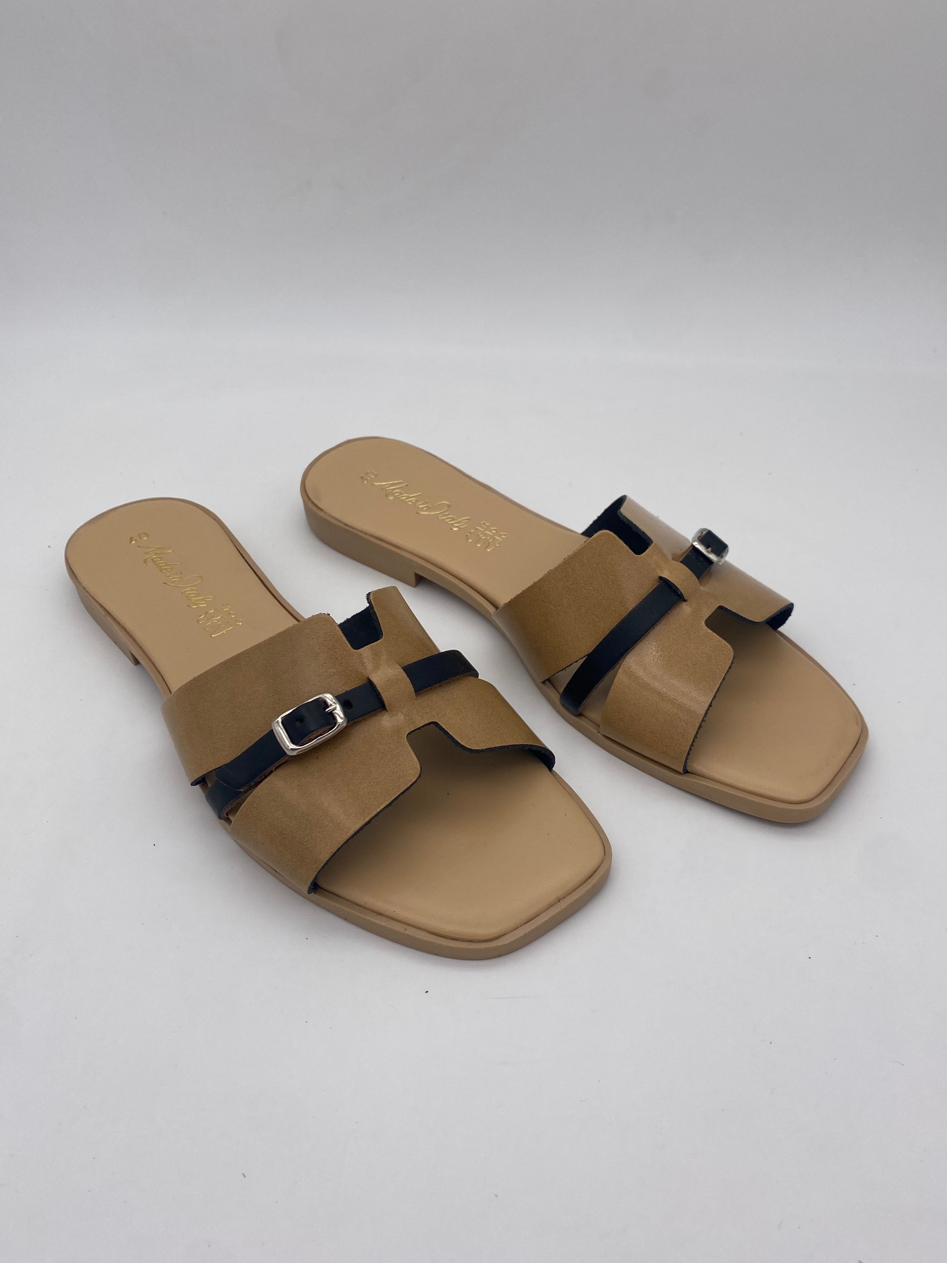 Ciabatte Cuoio II Colors Nero/Beige - Donna