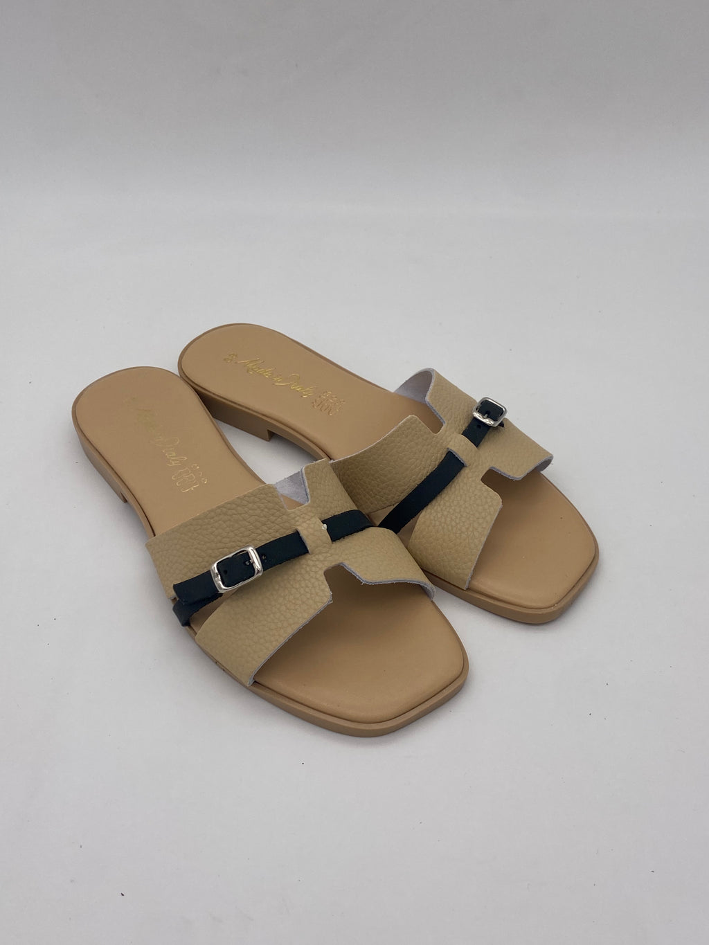 Ciabatte Cuoio II Colors Nero/Beige - Donna