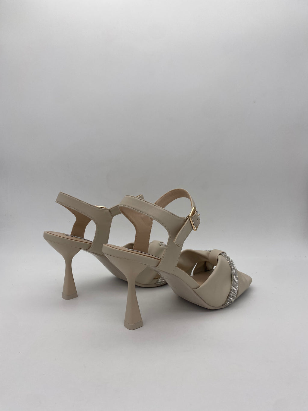 SOLO SOPRANI - Sandalicon tacco  Nero/Beige/Glitter - Donna
