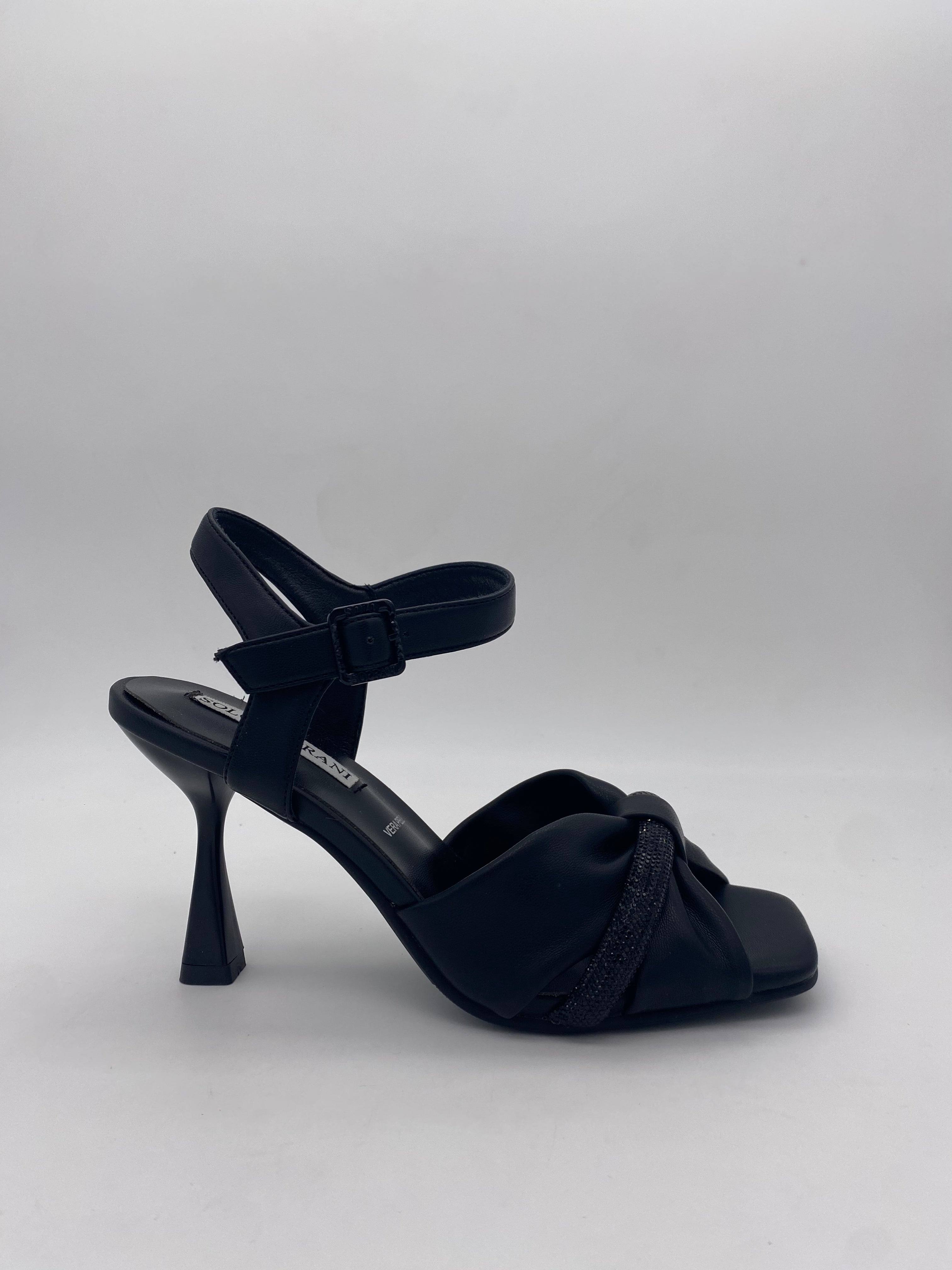 SOLO SOPRANI - Sandalicon tacco  Nero/Beige/Glitter - Donna