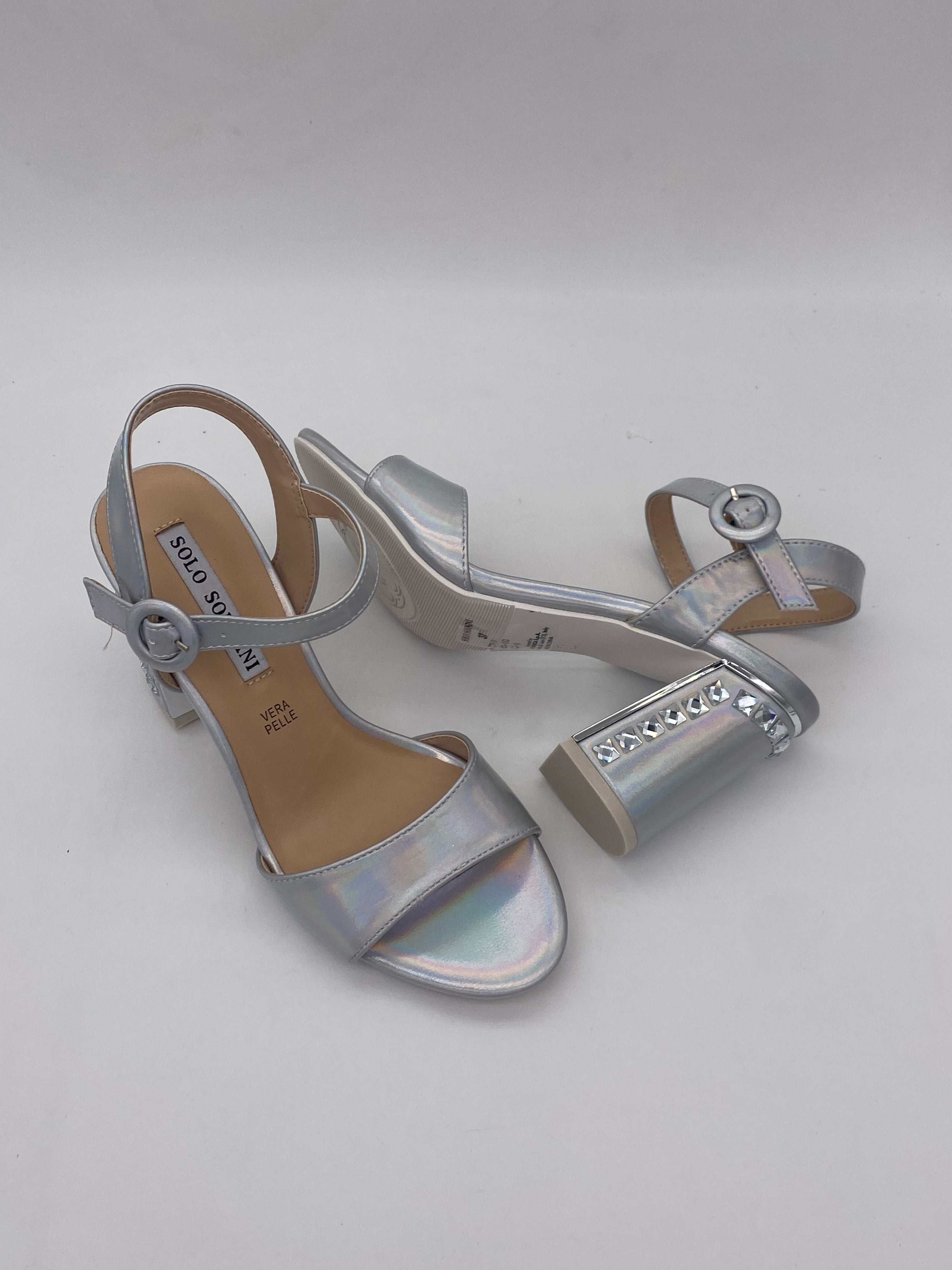 SOLO SOPRANI - Decoltè Laminato/Argento - Donna