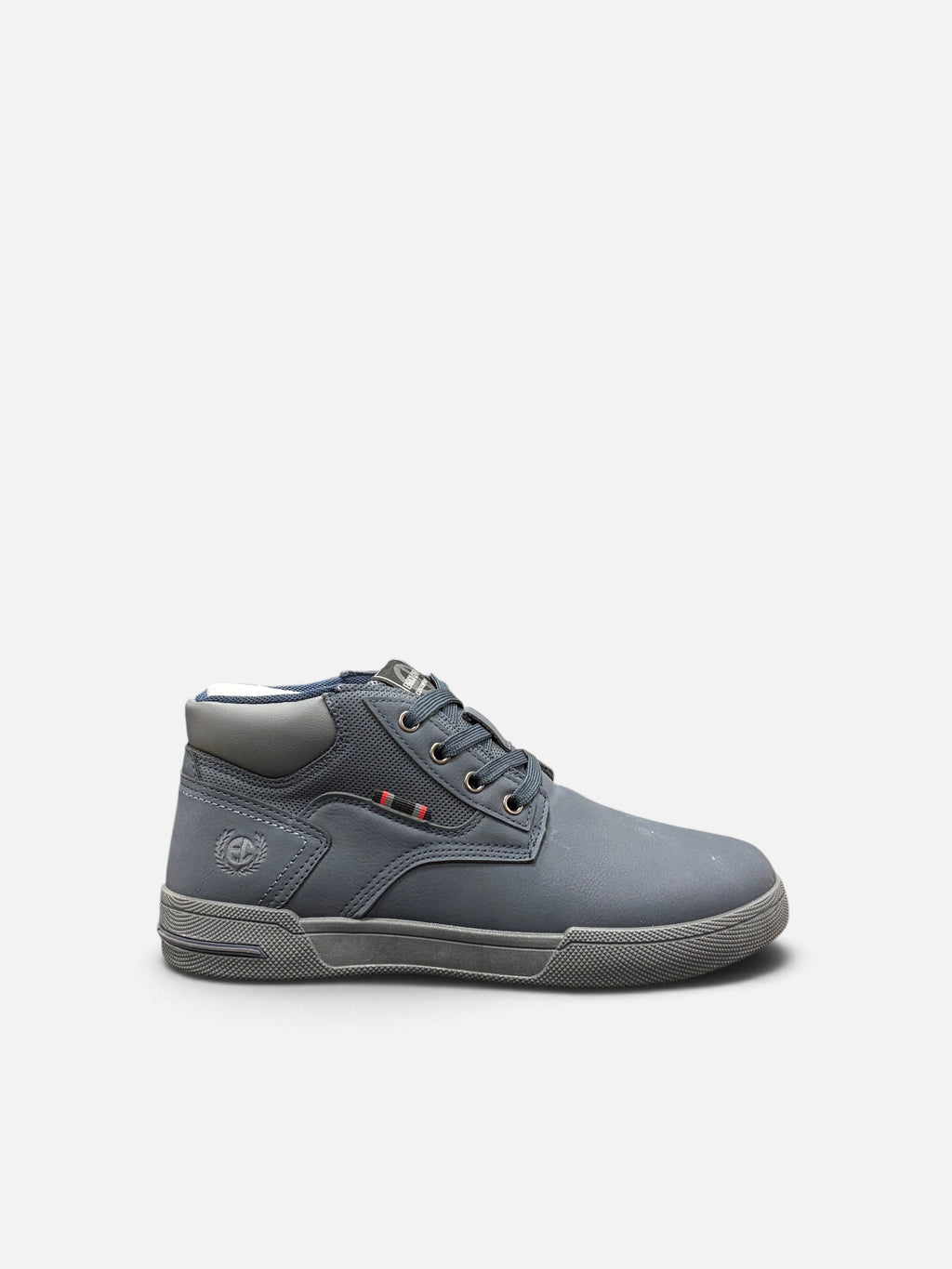 Scarponcini da uomo Enrico Coveri modello Cassel in ecopelle blu con dettagli sportivi, disponibili da Alex Calzature