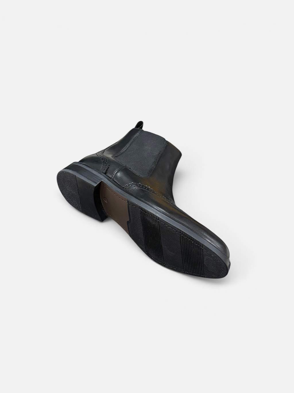 Stivaletto Chelsea da uomo Enrico Coveri Proton nero in pelle con suola in gomma antiscivolo da Alex Calzature