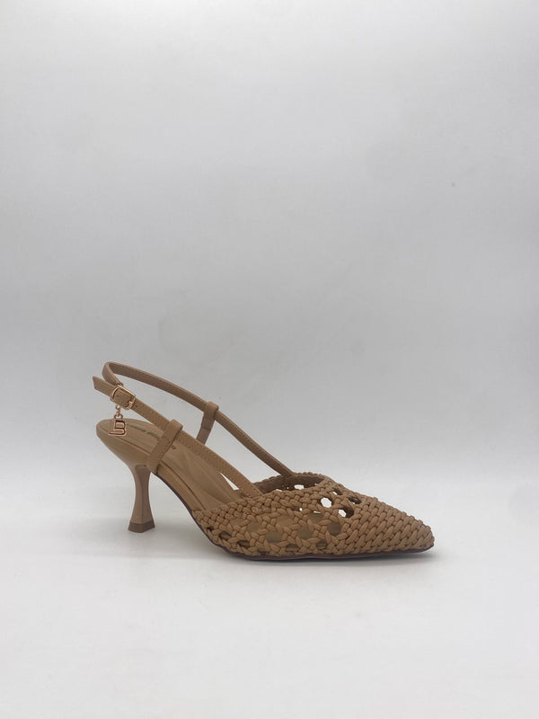 LAURA BIAGIOTTI - Decolltè Tan Calf Beige art.8973 - Donna