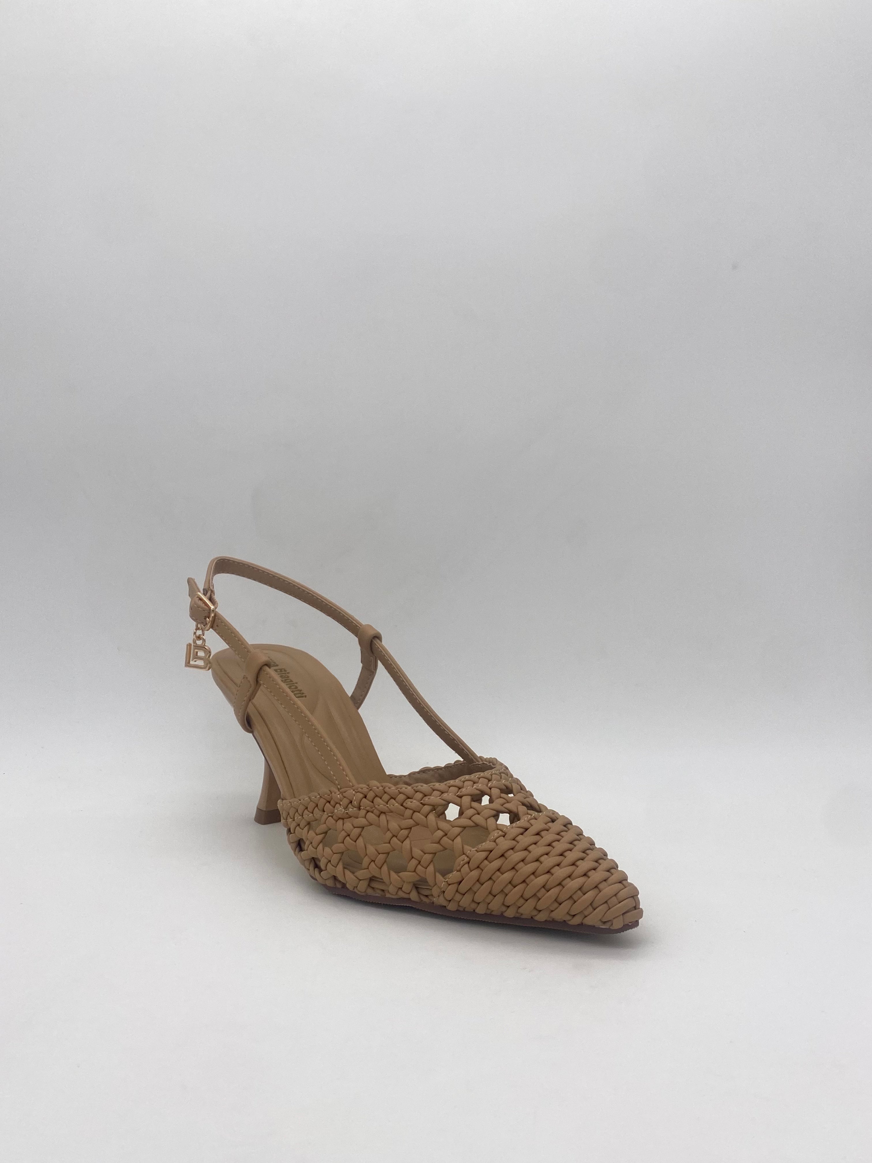 LAURA BIAGIOTTI - Decolltè Tan Calf Beige art.8973 - Donna