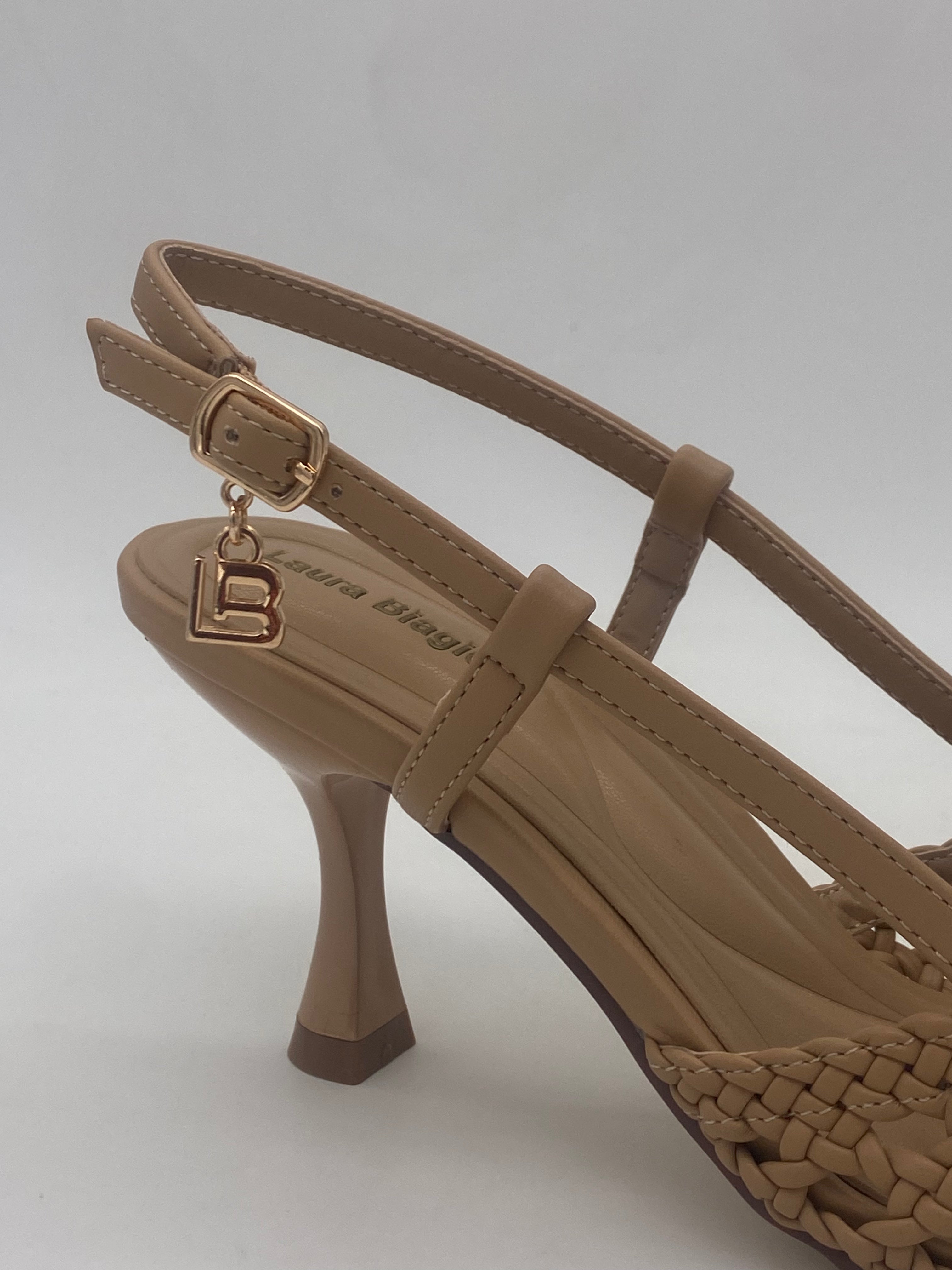 LAURA BIAGIOTTI - Decolltè Tan Calf Beige art.8973 - Donna
