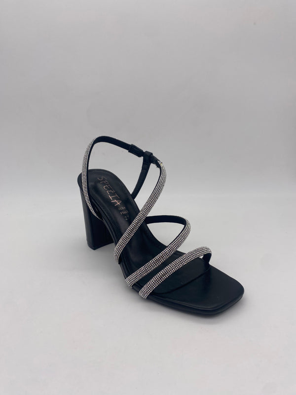 SPEZIAL - Sandalo BIS SOFT Nero/Argento art.7555 - Donna