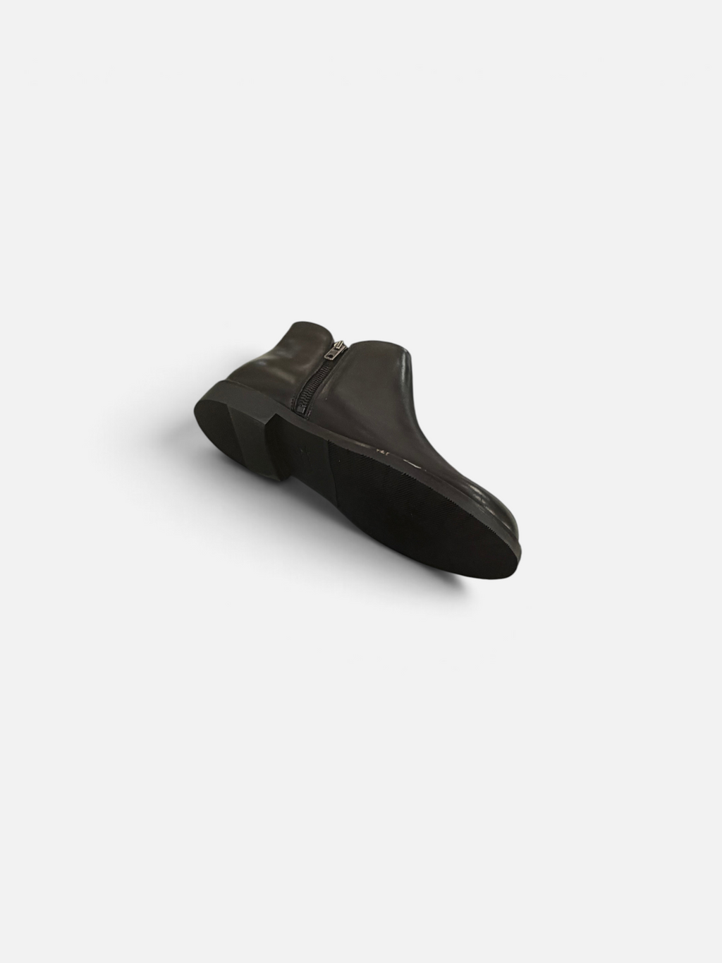 Stivaletto donna Easy'n Rose in pelle nera con chiusura a zip laterale, collezione Alex Calzature